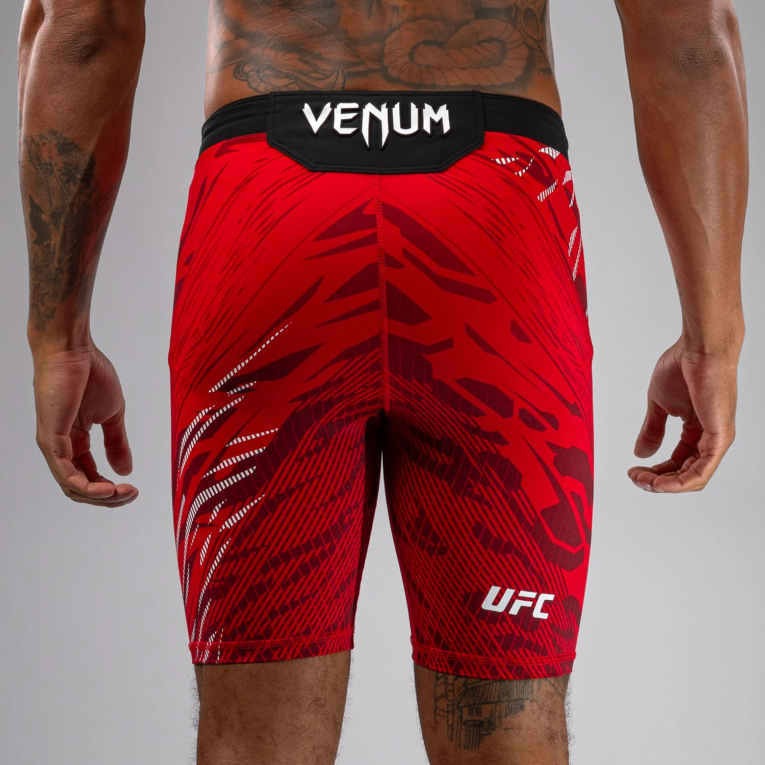 UFC Fusion by Venum Personalized Authentic Fight Night Men’s Vale Tudo Short - Red - Image 8