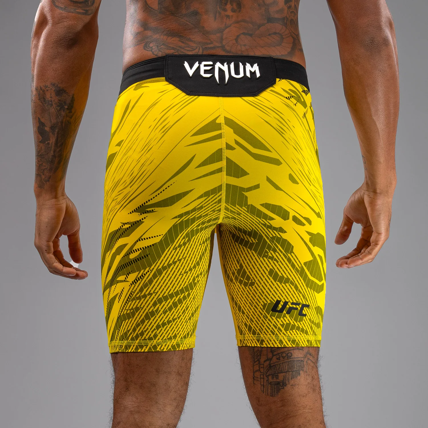 UFC Fusion by Venum Personalized Authentic Fight Night Men’s Vale Tudo Short - Yellow - Image 8
