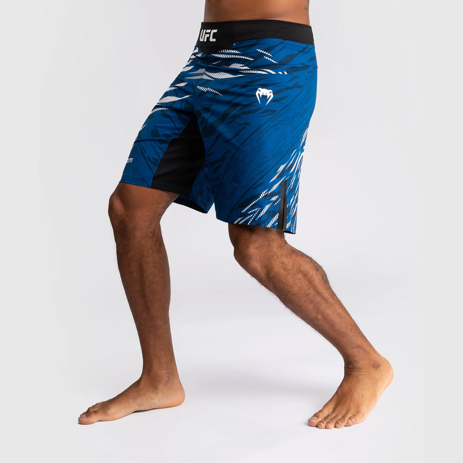 UFC Fusion by Venum Personalized Authentic Fight Night Men's Fight Short - Long Fit - Blue - Image 4
