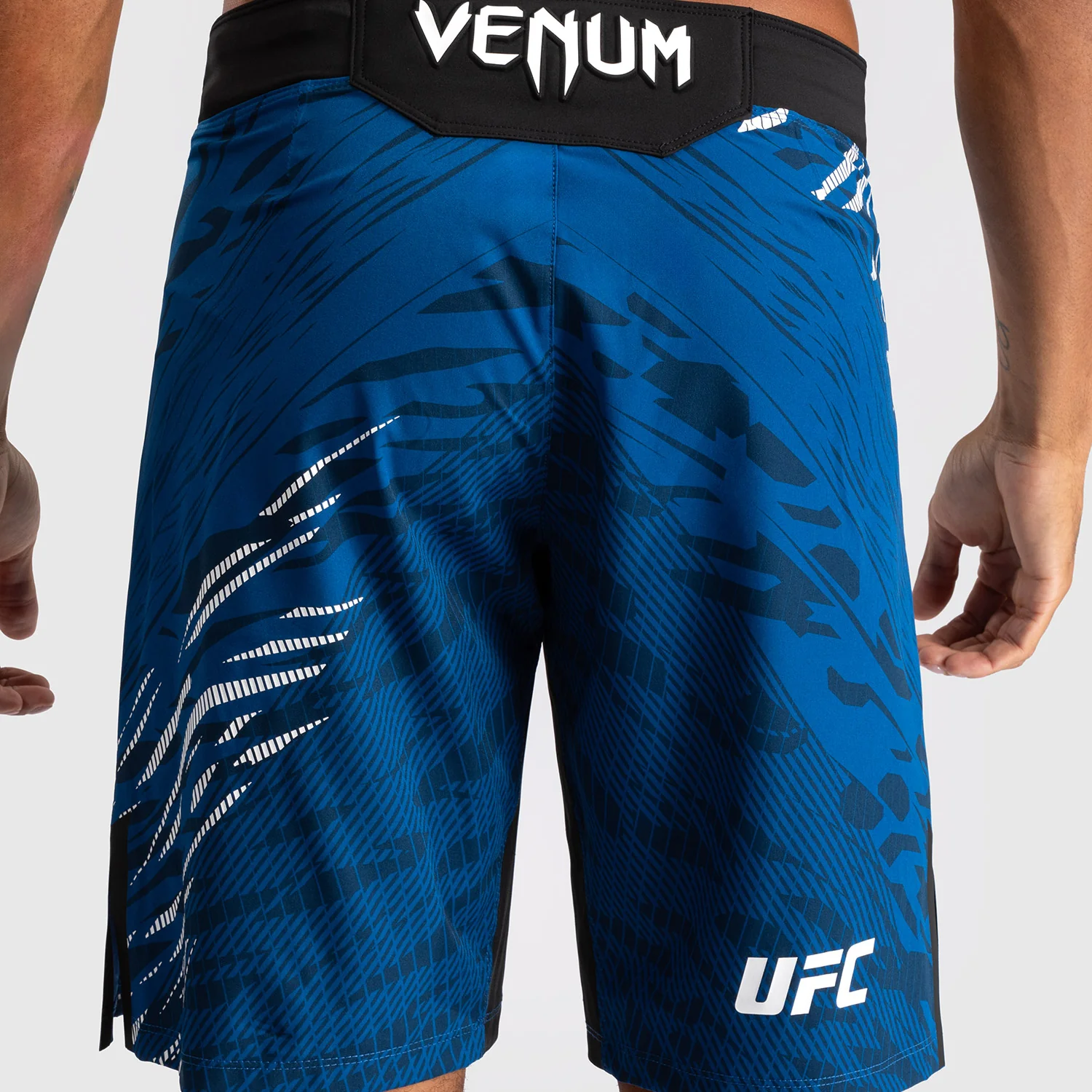 UFC Fusion by Venum Personalized Authentic Fight Night Men's Fight Short - Long Fit - Blue - Image 6