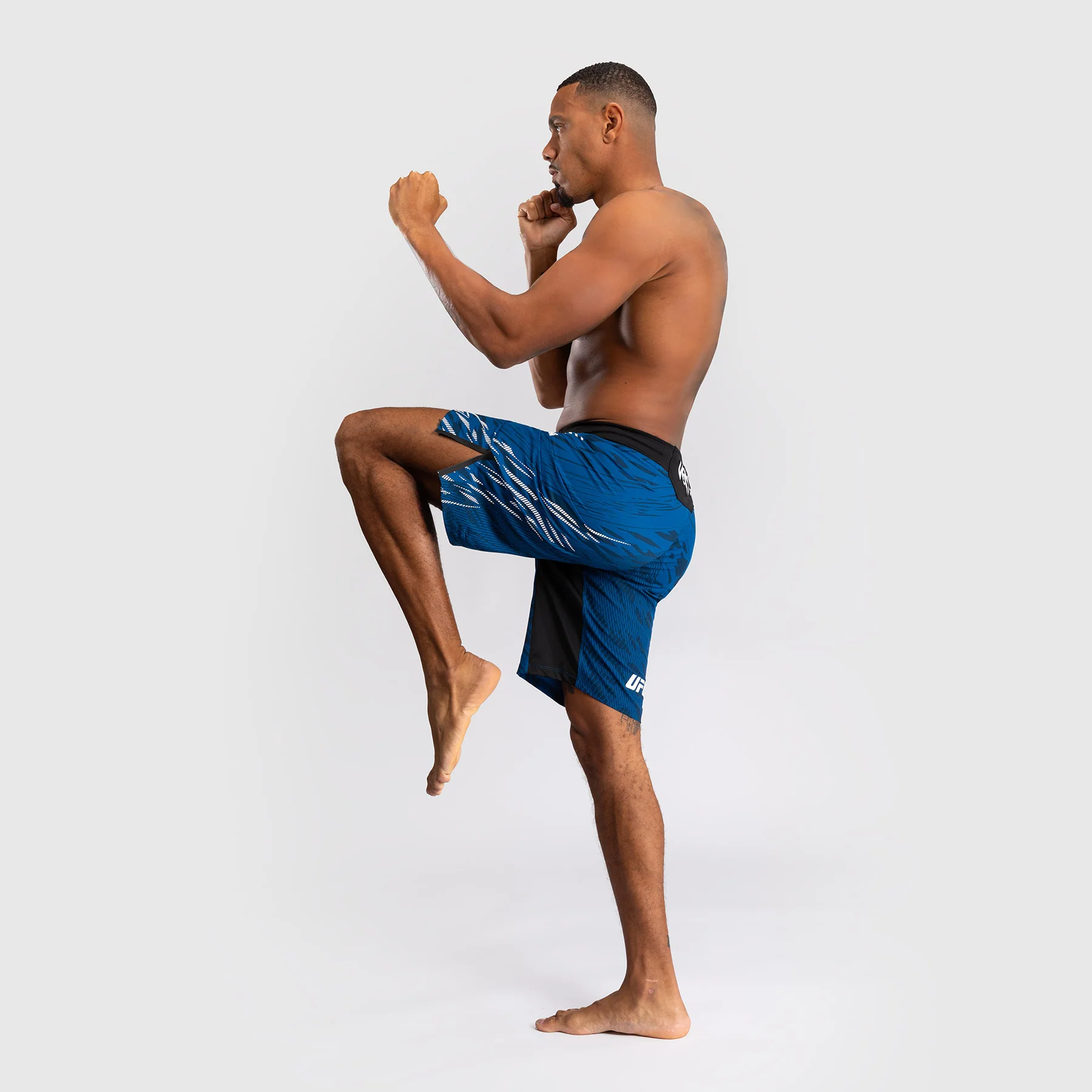 UFC Fusion by Venum Personalized Authentic Fight Night Men's Fight Short - Long Fit - Blue - Image 7