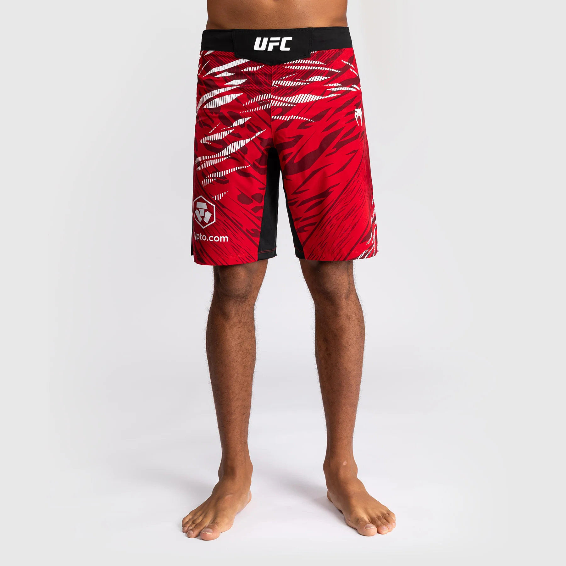 UFC Fusion by Venum Personalized Authentic Fight Night Men's Fight Short - Long Fit - Red - Image 2
