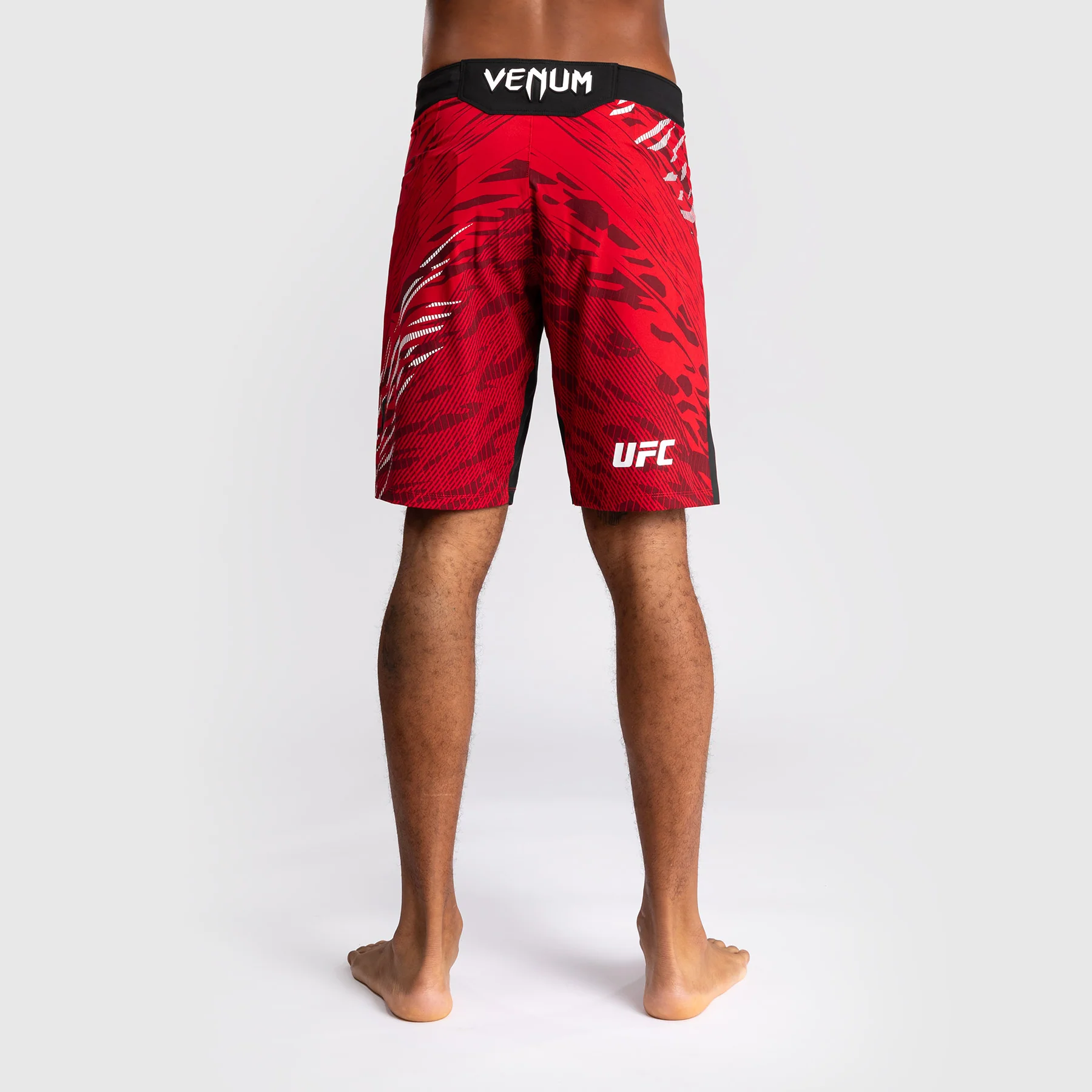 UFC Fusion by Venum Personalized Authentic Fight Night Men's Fight Short - Long Fit - Red - Image 3
