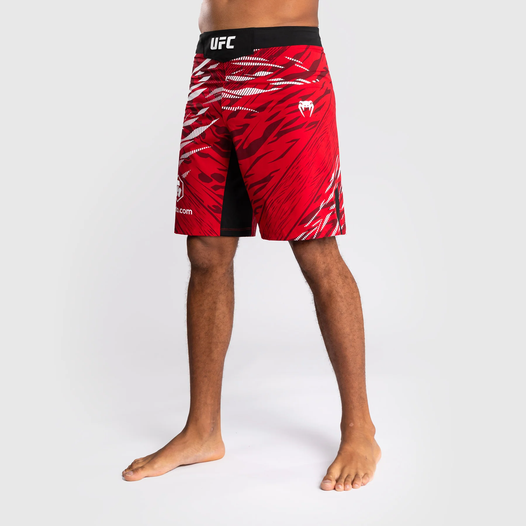 UFC Fusion by Venum Personalized Authentic Fight Night Men's Fight Short - Long Fit - Red - Image 4