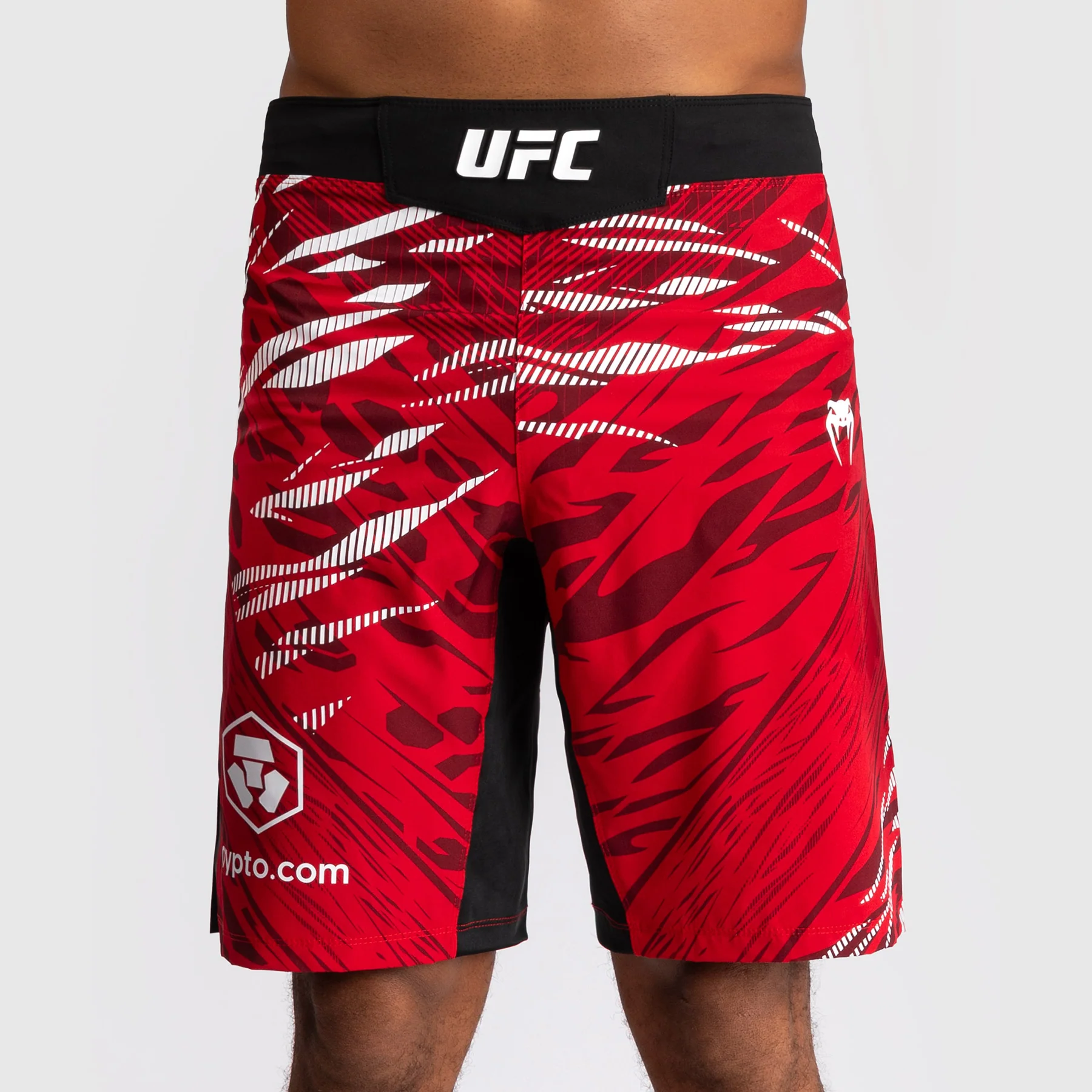 UFC Fusion by Venum Personalized Authentic Fight Night Men's Fight Short - Long Fit - Red - Image 5