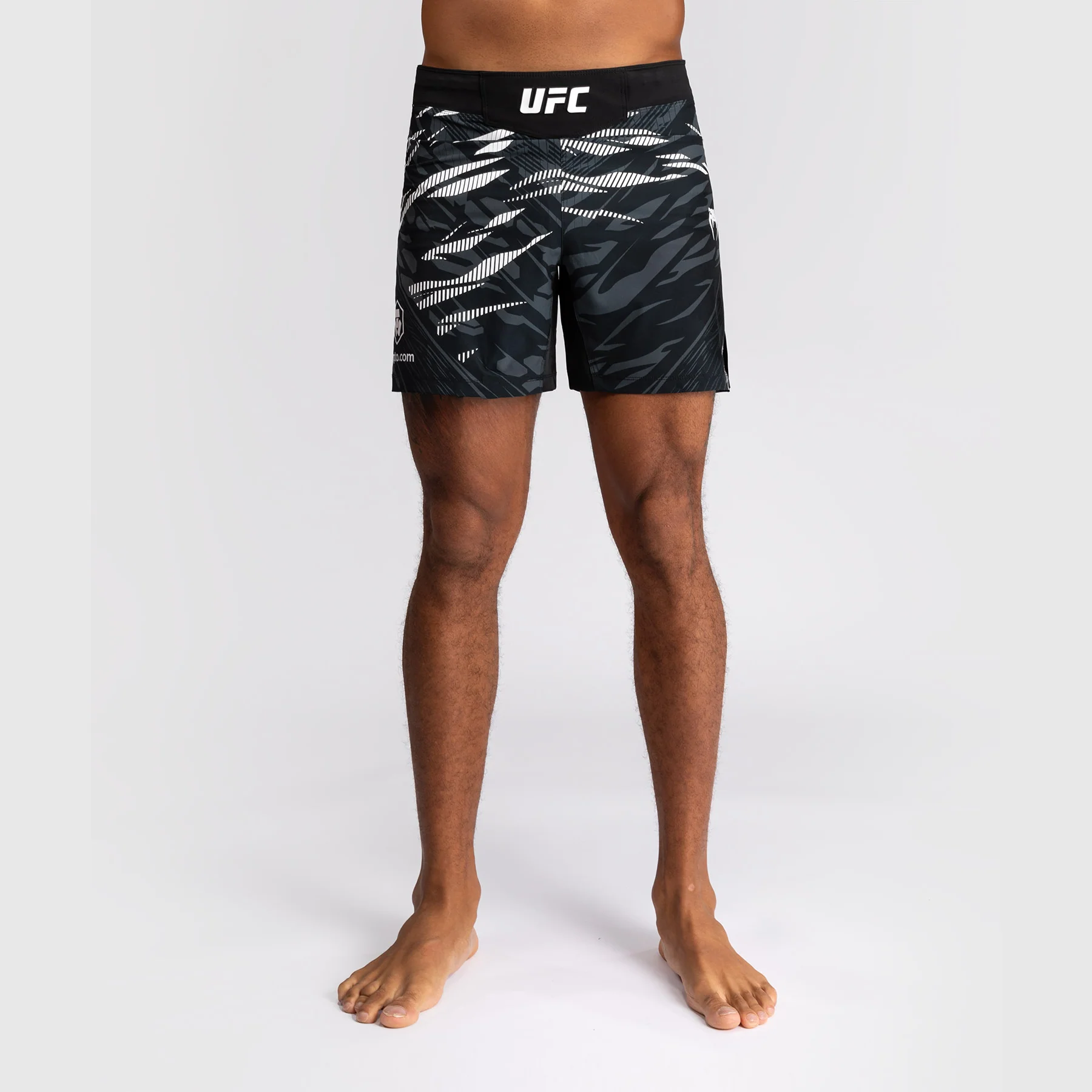 UFC Fusion by Venum Personalized Authentic Fight Night Men's Fight Short - Short Fit - Black - Image 3