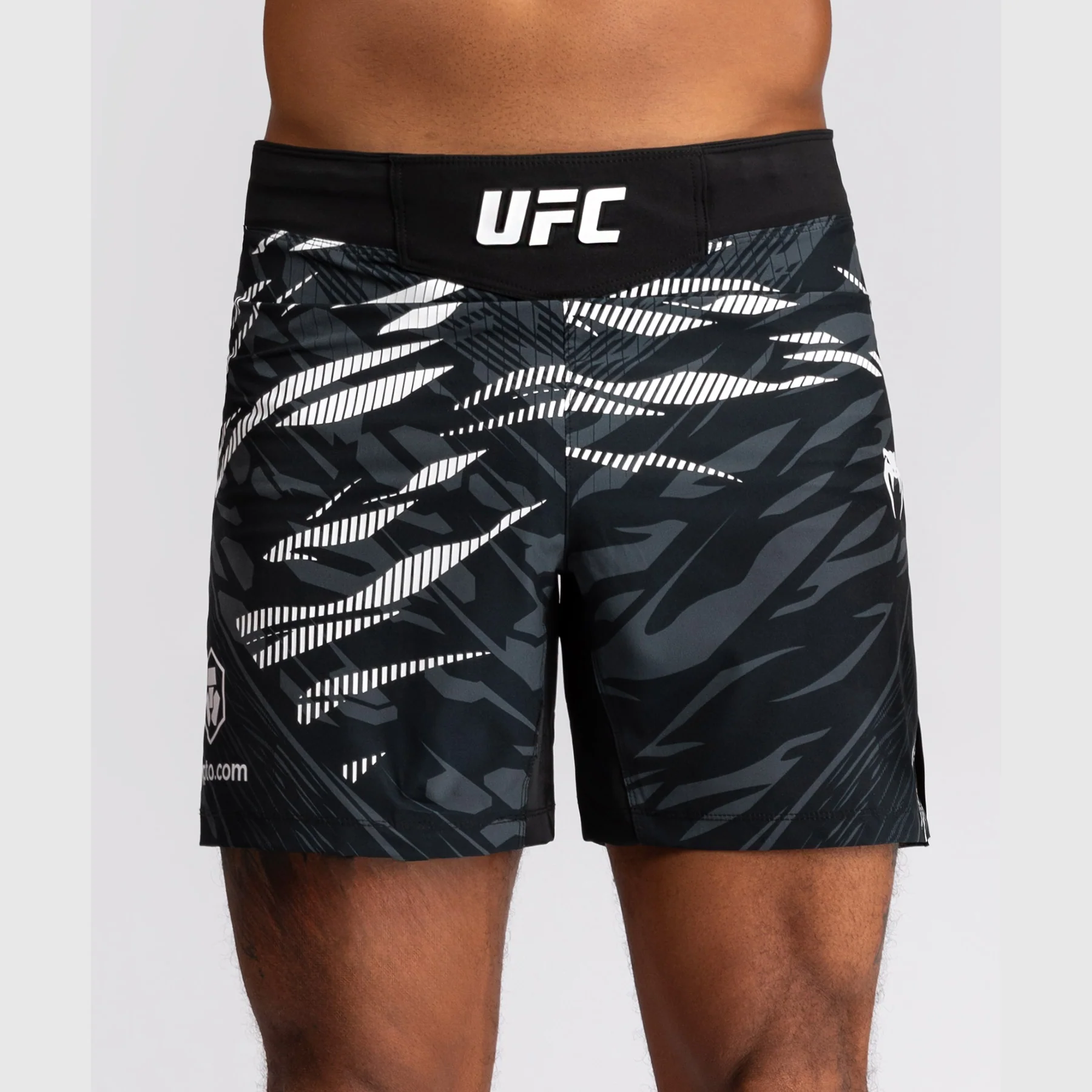 UFC Fusion by Venum Personalized Authentic Fight Night Men's Fight Short - Short Fit - Black - Image 5