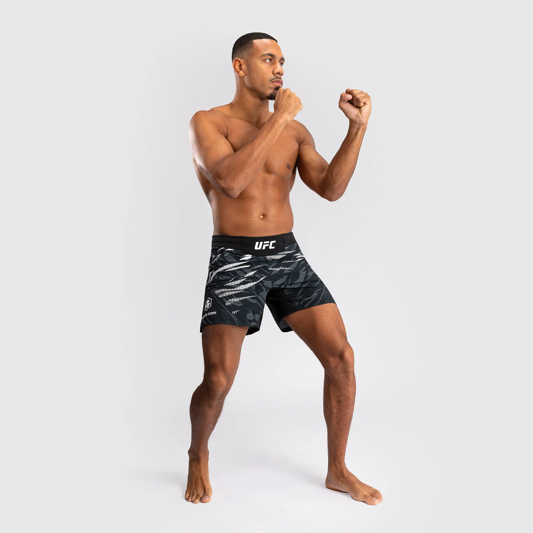 UFC Fusion by Venum Personalized Authentic Fight Night Men's Fight Short - Short Fit - Black - Image 8