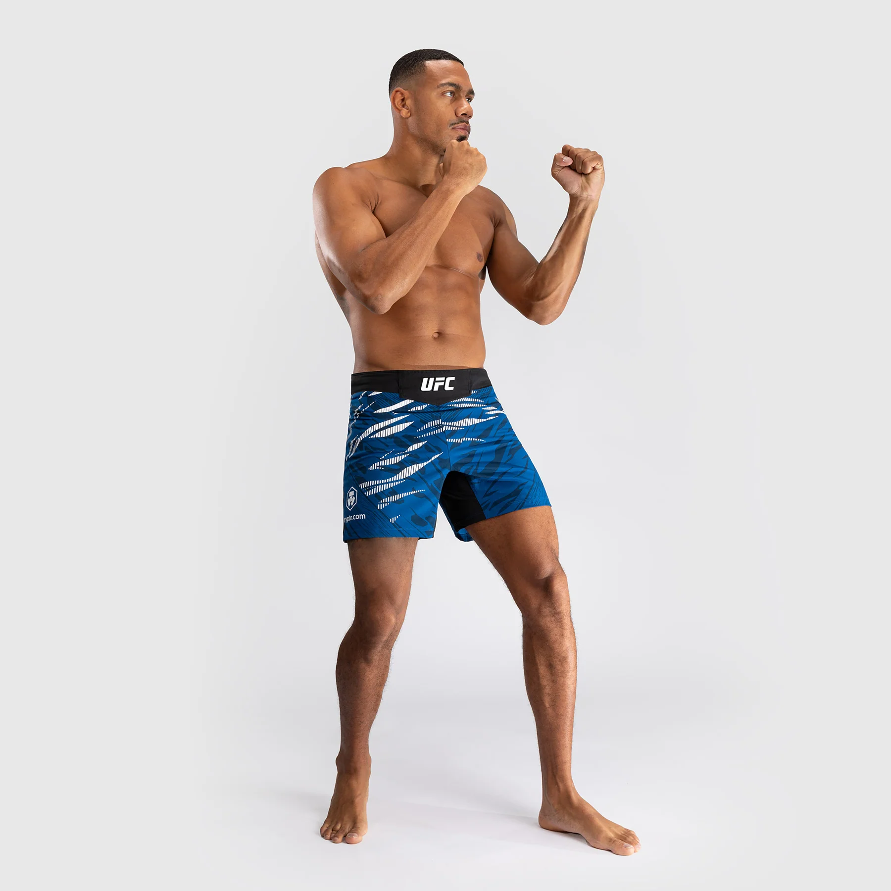 UFC Fusion by Venum Personalized Authentic Fight Night Men's Fight Short - Short Fit - Blue - Image 8