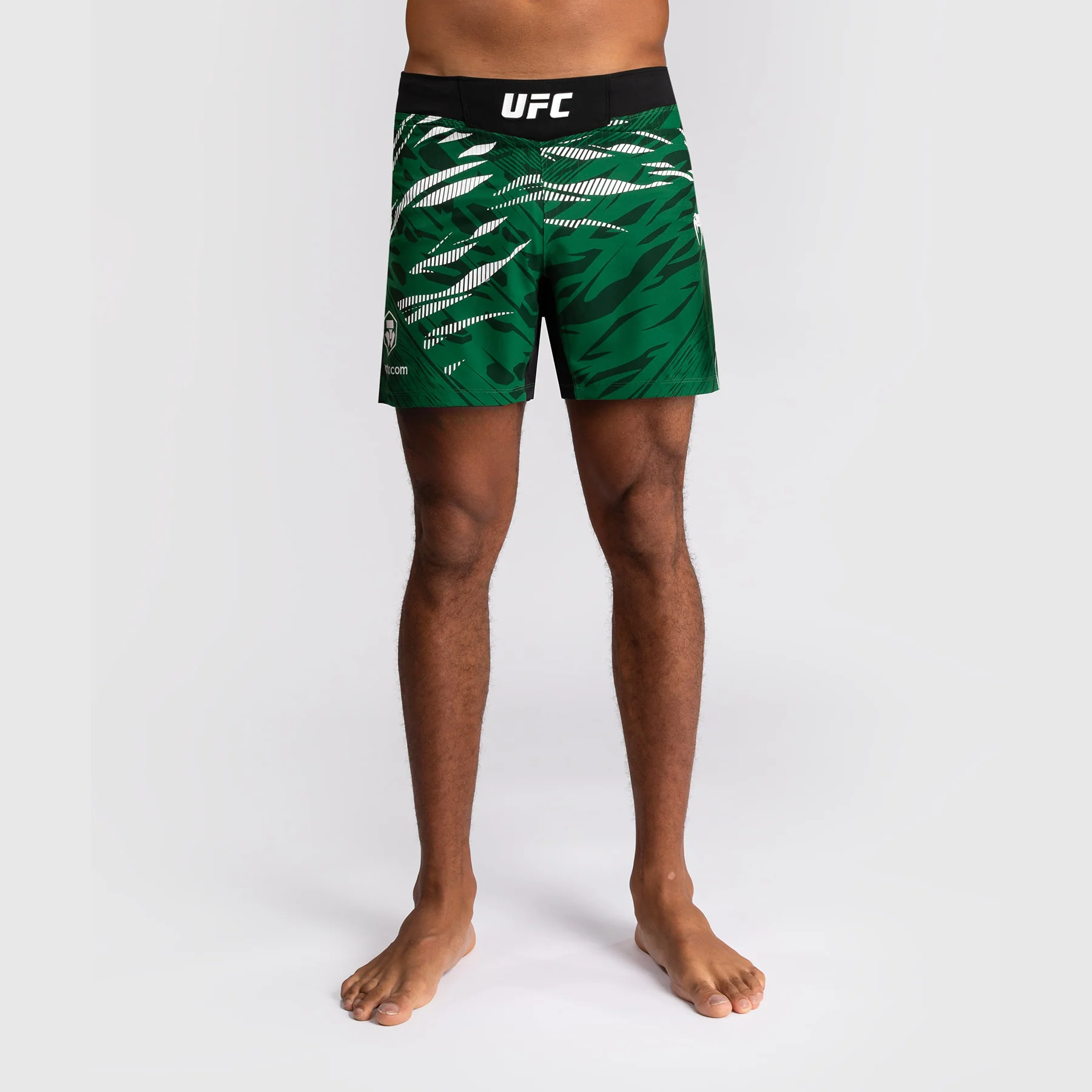 UFC Fusion by Venum Personalized Authentic Fight Night Men's Fight Short - Short Fit - Green - Image 2