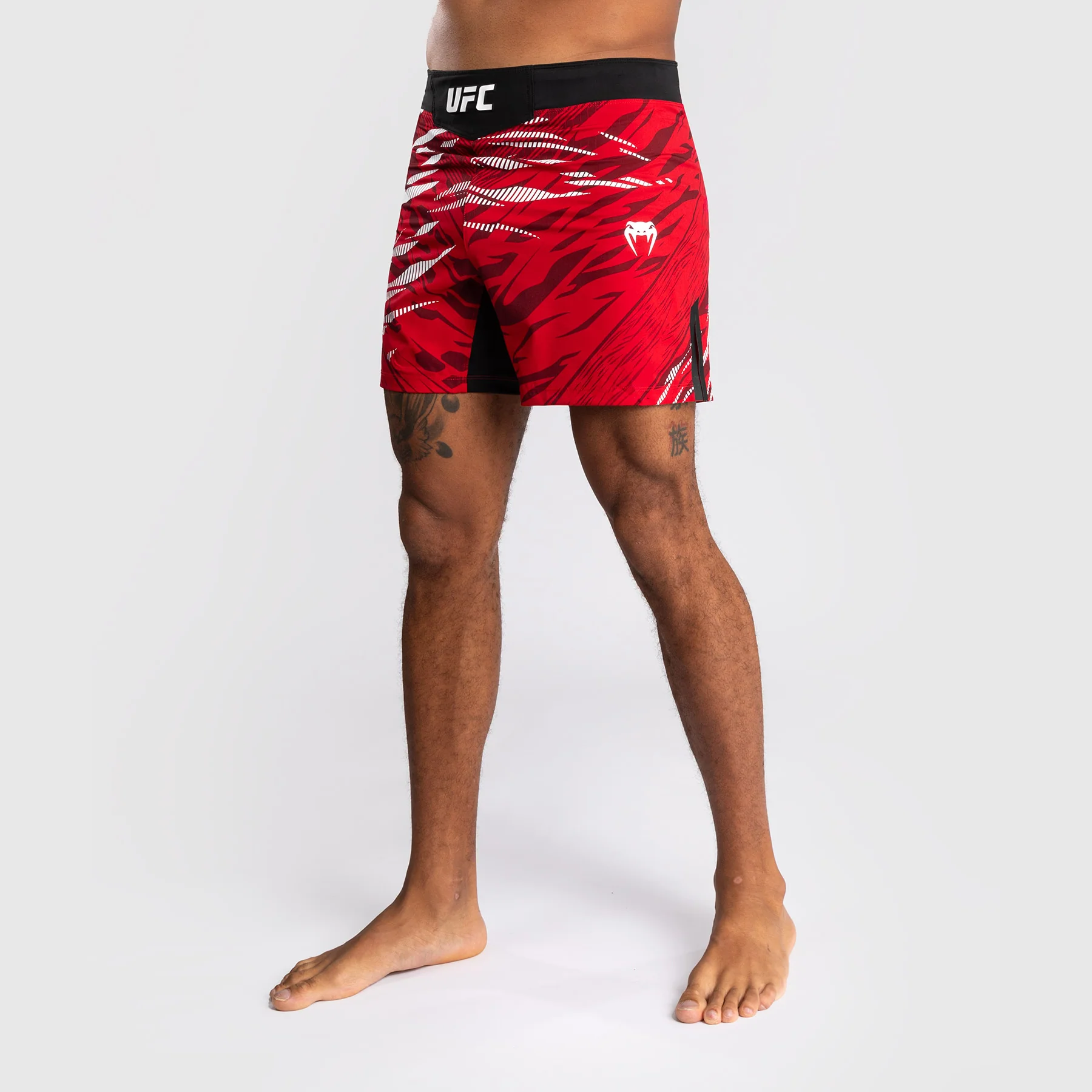 UFC Fusion by Venum Personalized Authentic Fight Night Men's Fight Short - Short Fit - Red - Image 4
