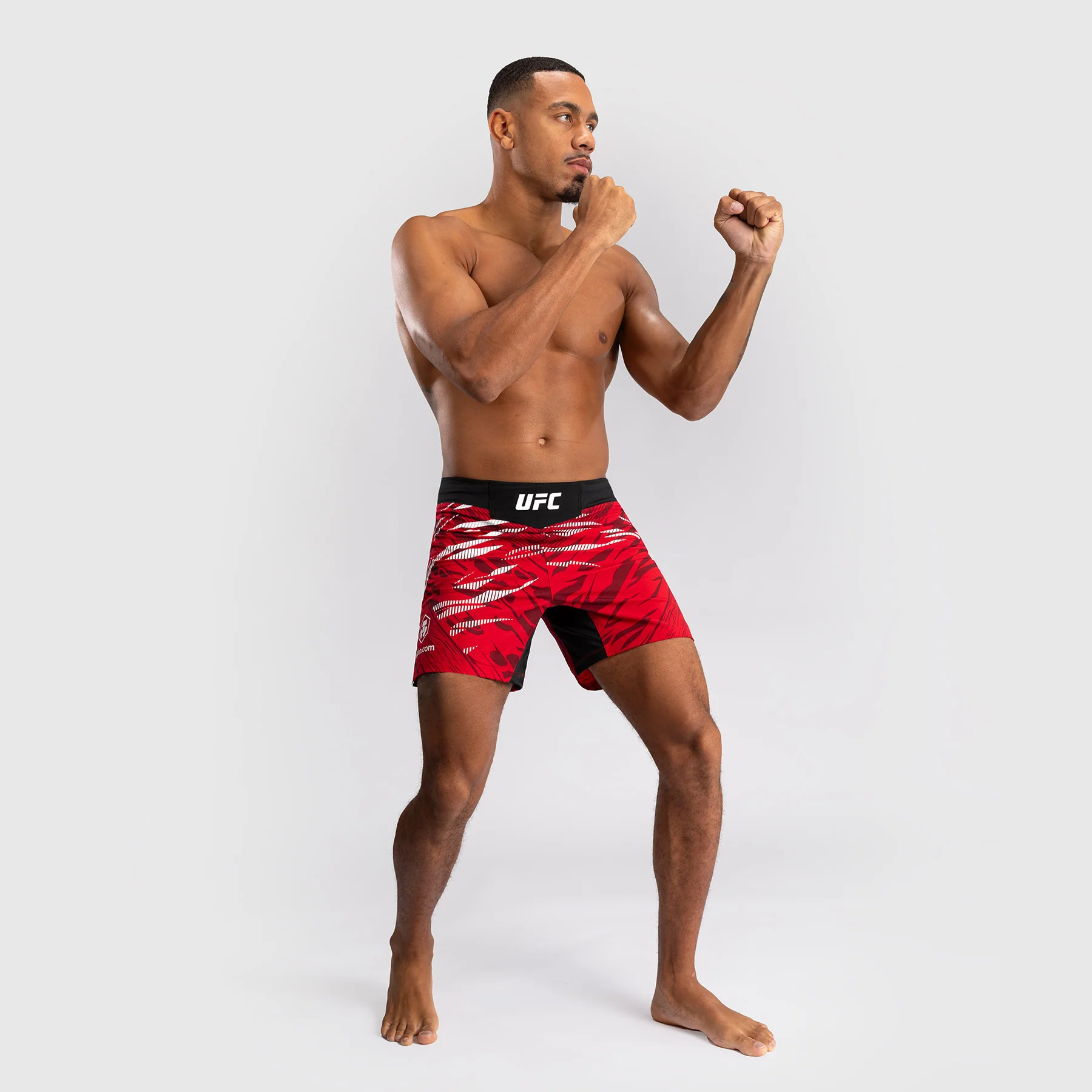 UFC Fusion by Venum Personalized Authentic Fight Night Men's Fight Short - Short Fit - Red - Image 8