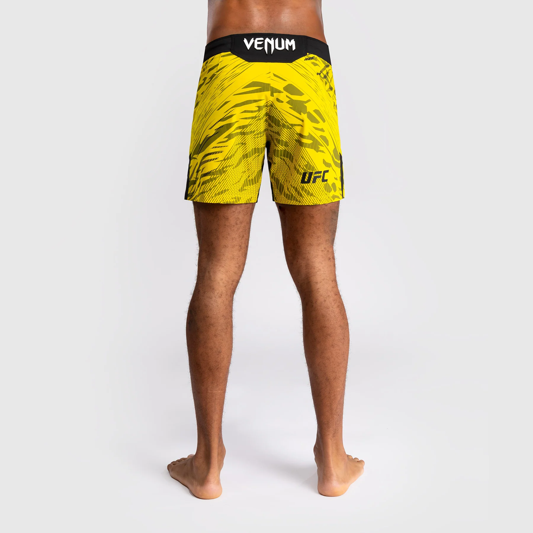 UFC Fusion by Venum Personalized Authentic Fight Night Men's Fight Short - Short Fit - Yellow - Image 3