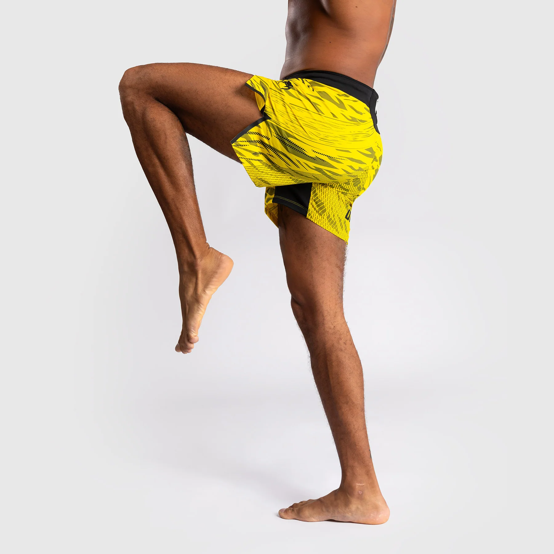 UFC Fusion by Venum Personalized Authentic Fight Night Men's Fight Short - Short Fit - Yellow - Image 7