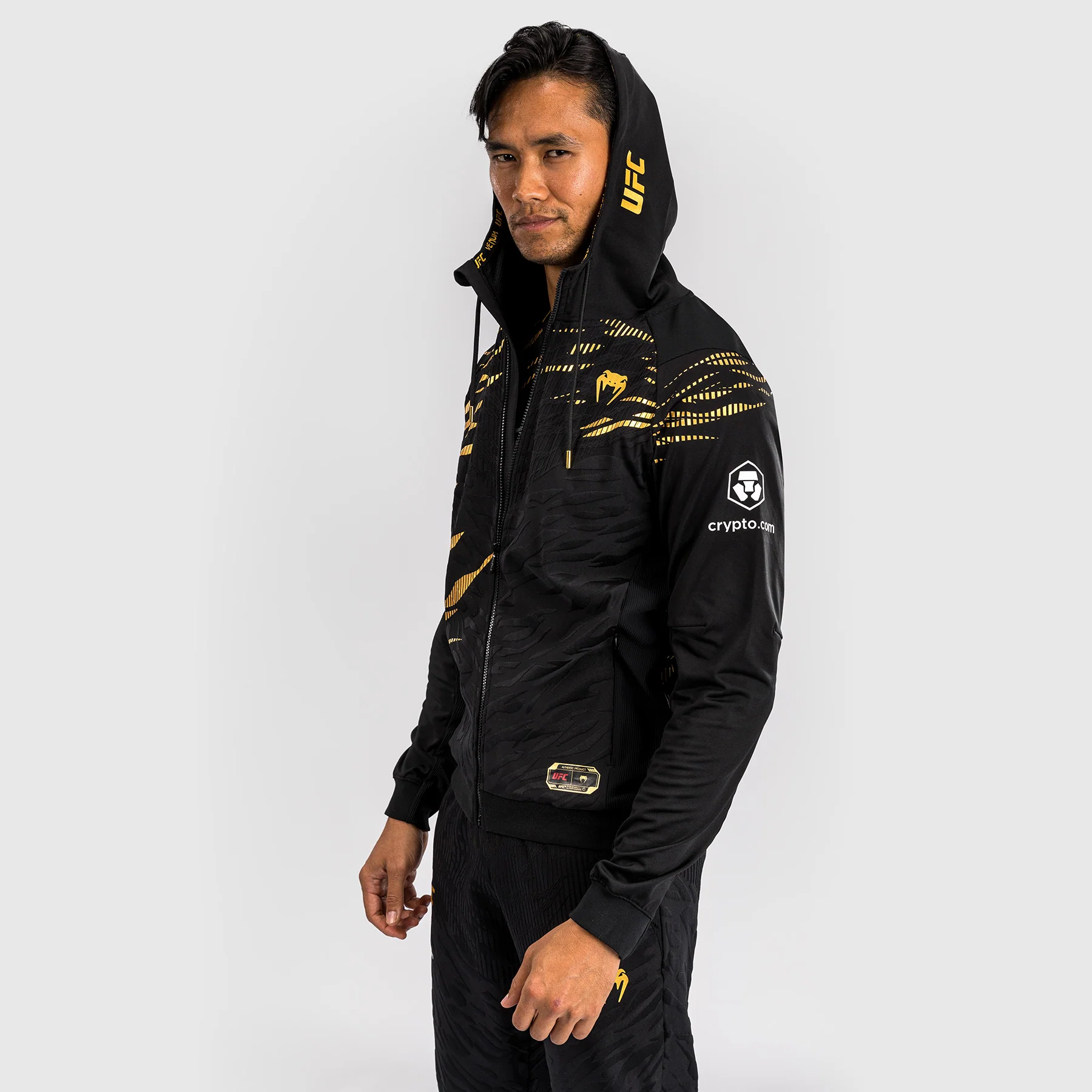 UFC Fusion by Venum Personalized Authentic Fight Night Men's Hoodies - Champion - Image 5