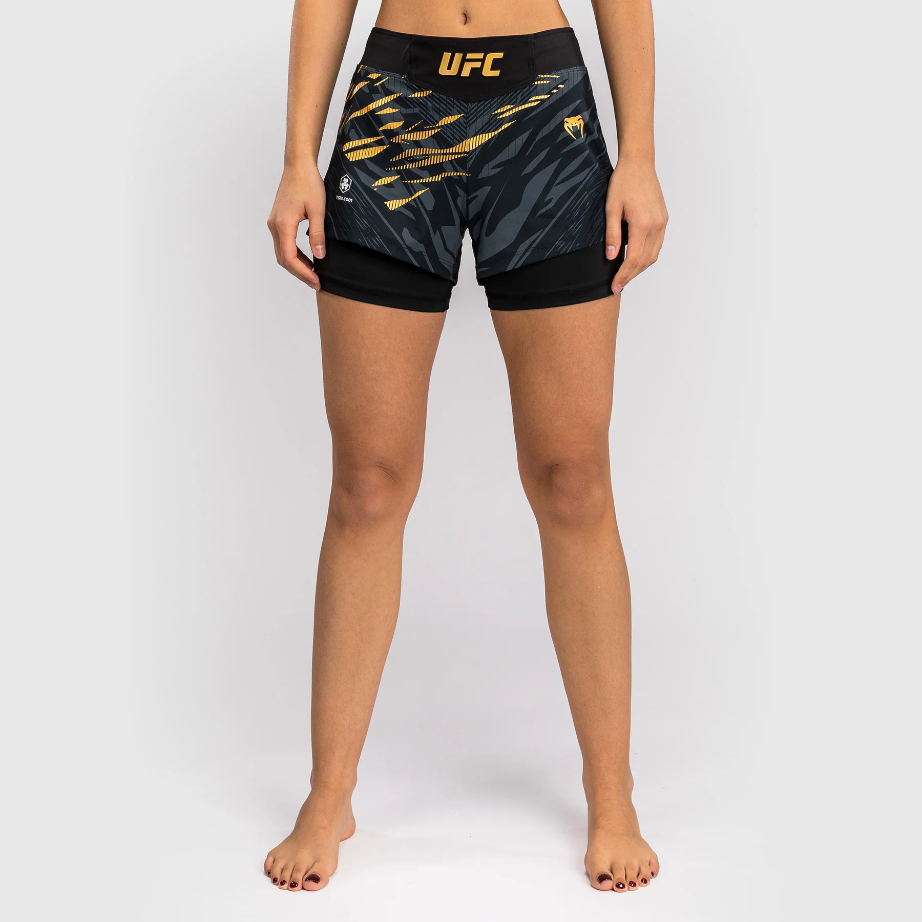 UFC Fusion by Venum Personalized Authentic Fight Night Women's Fight Short - Champion - Image 4