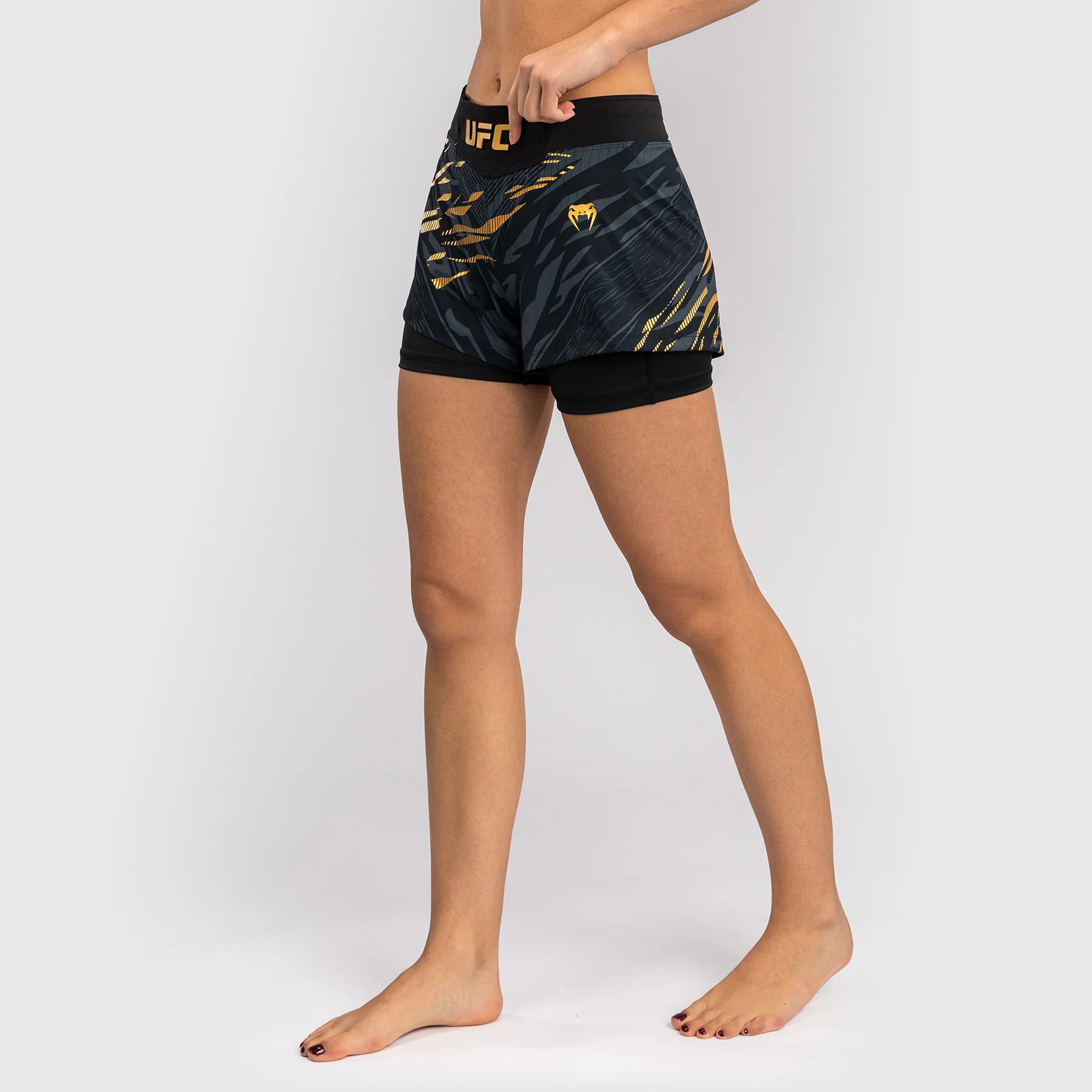UFC Fusion by Venum Personalized Authentic Fight Night Women's Fight Short - Champion - Image 6