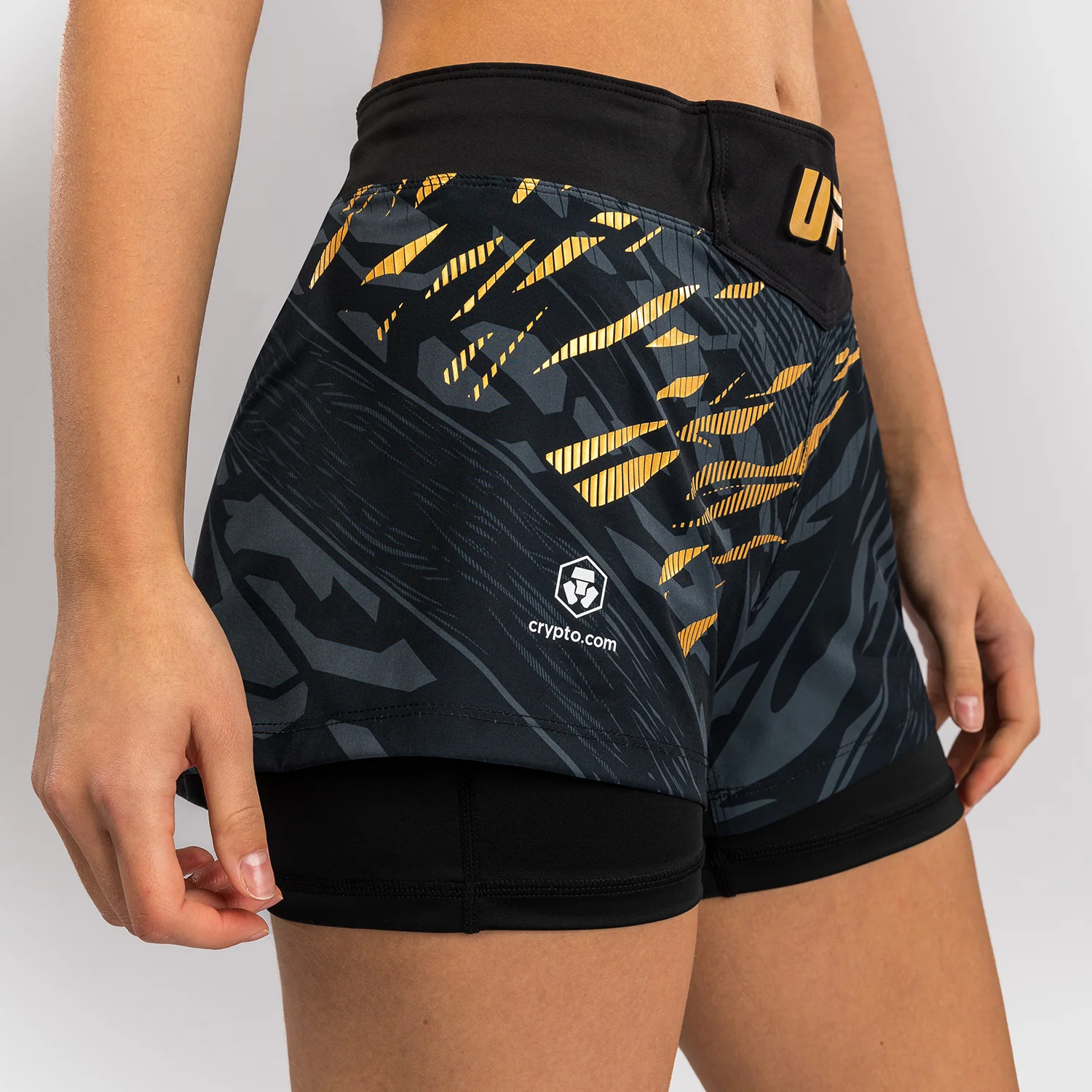 UFC Fusion by Venum Personalized Authentic Fight Night Women's Fight Short - Champion - Image 7