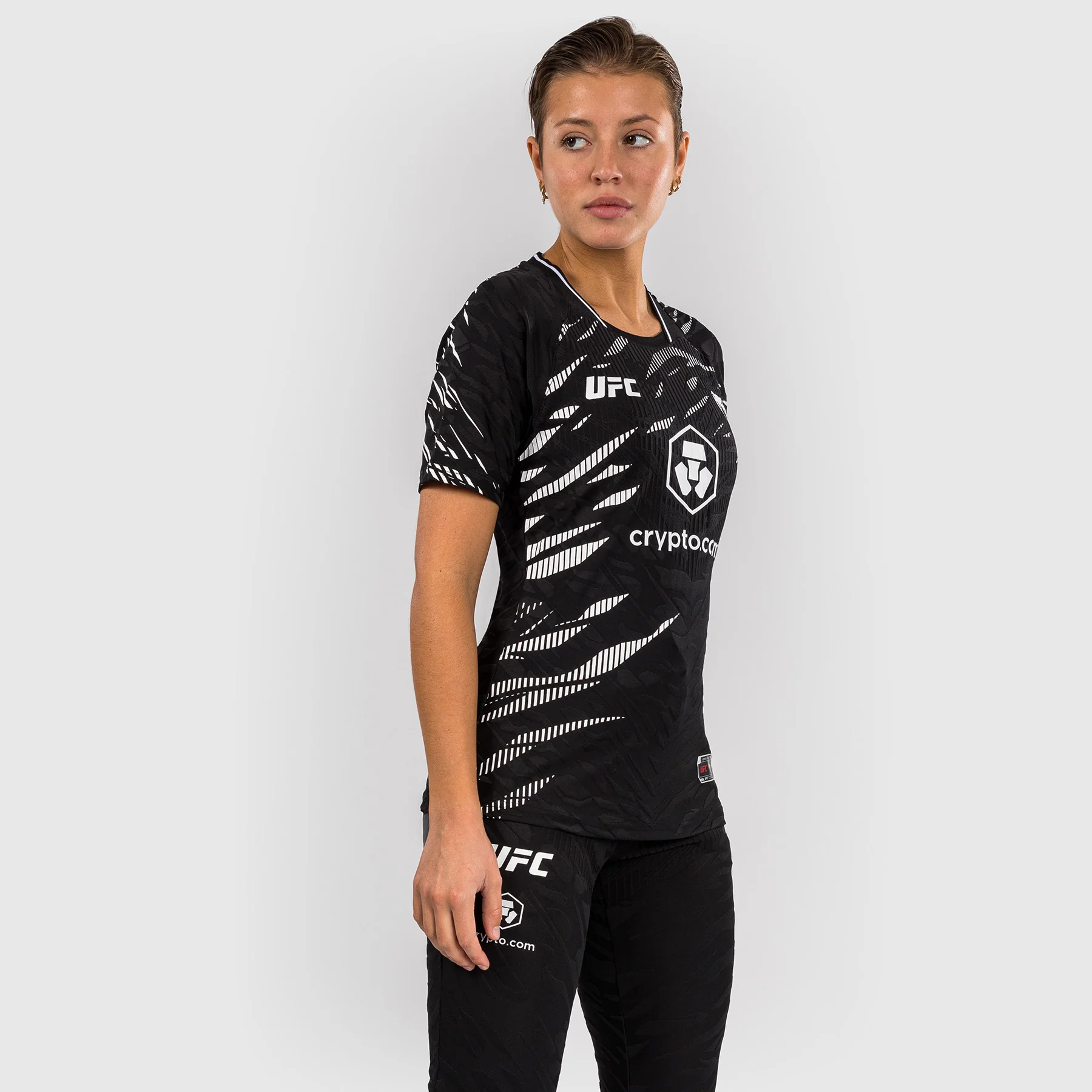 UFC Fusion by Venum Personalized Authentic Fight Night Women's Walkout Jersey - Black - Image 4
