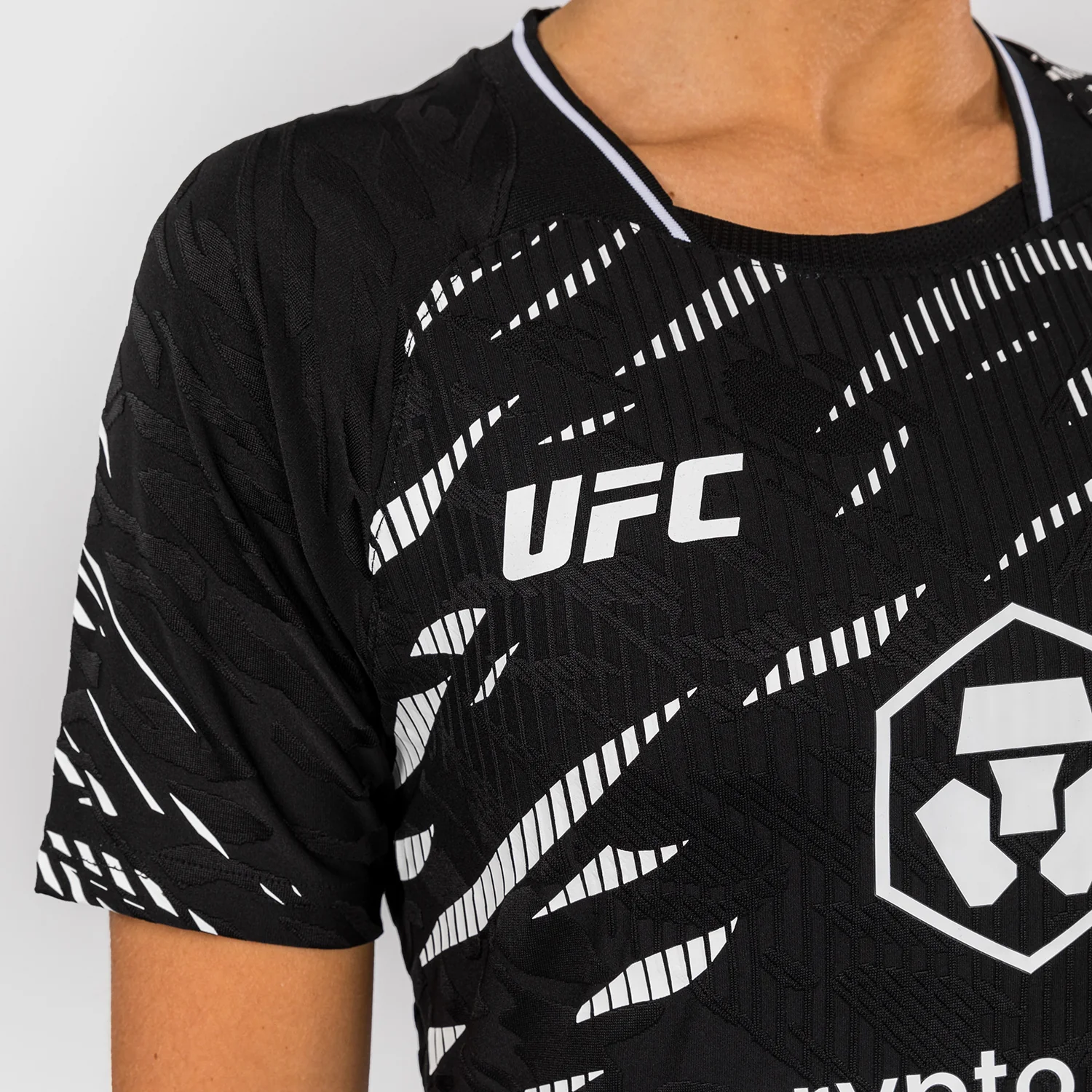 UFC Fusion by Venum Personalized Authentic Fight Night Women's Walkout Jersey - Black - Image 7