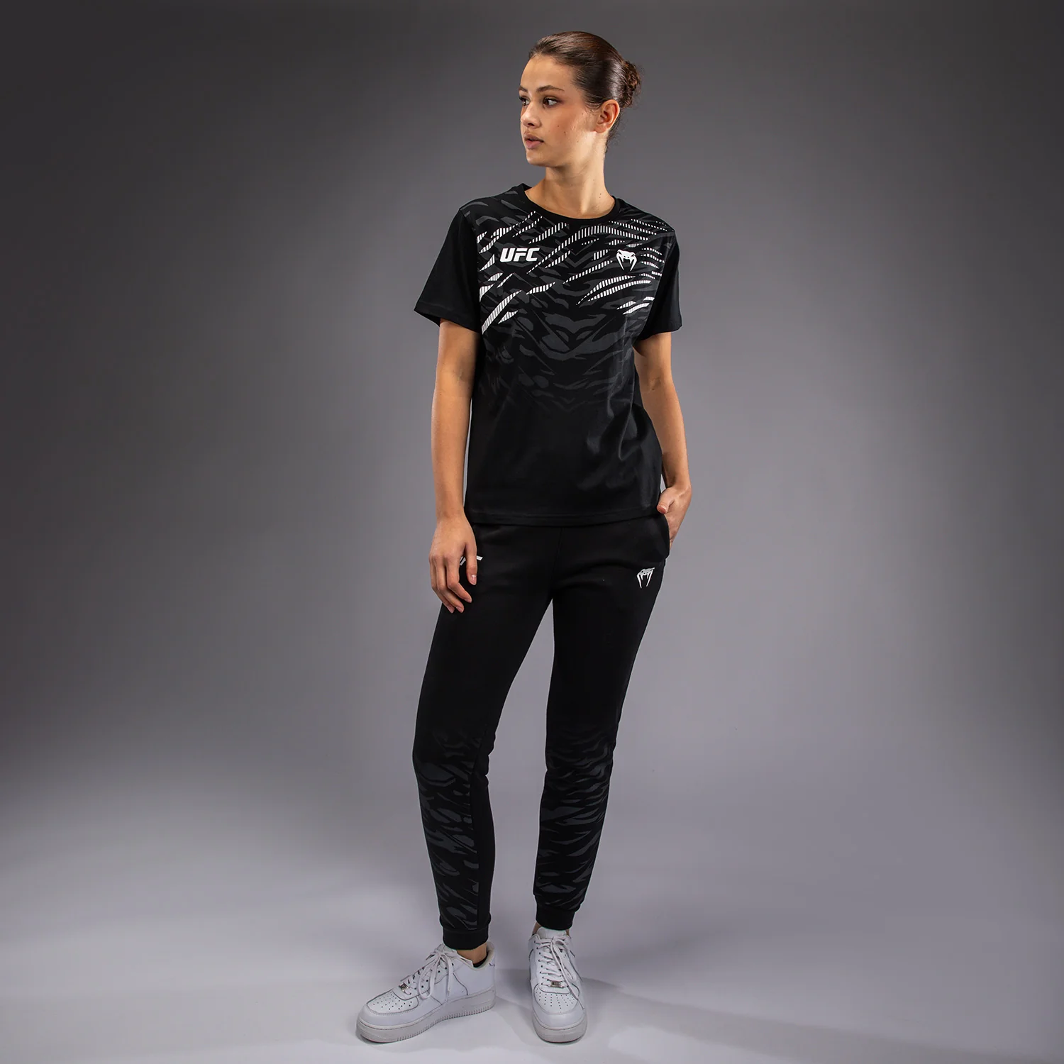 UFC Fusion by Venum Replica Women’s Short Sleeve T-Shirt - Black - Image 3