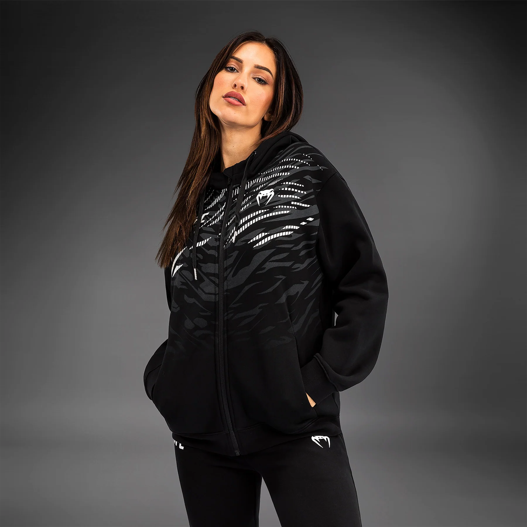 UFC Fusion by Venum Women’s Replica Zip Hoodie - Black