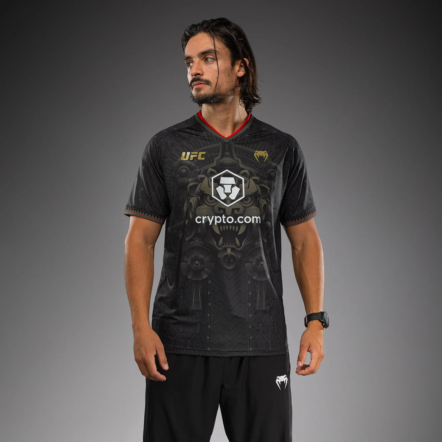 Men’s Noche UFC 2.0 by Venum Black Authentic Fight Night Walkout Jersey