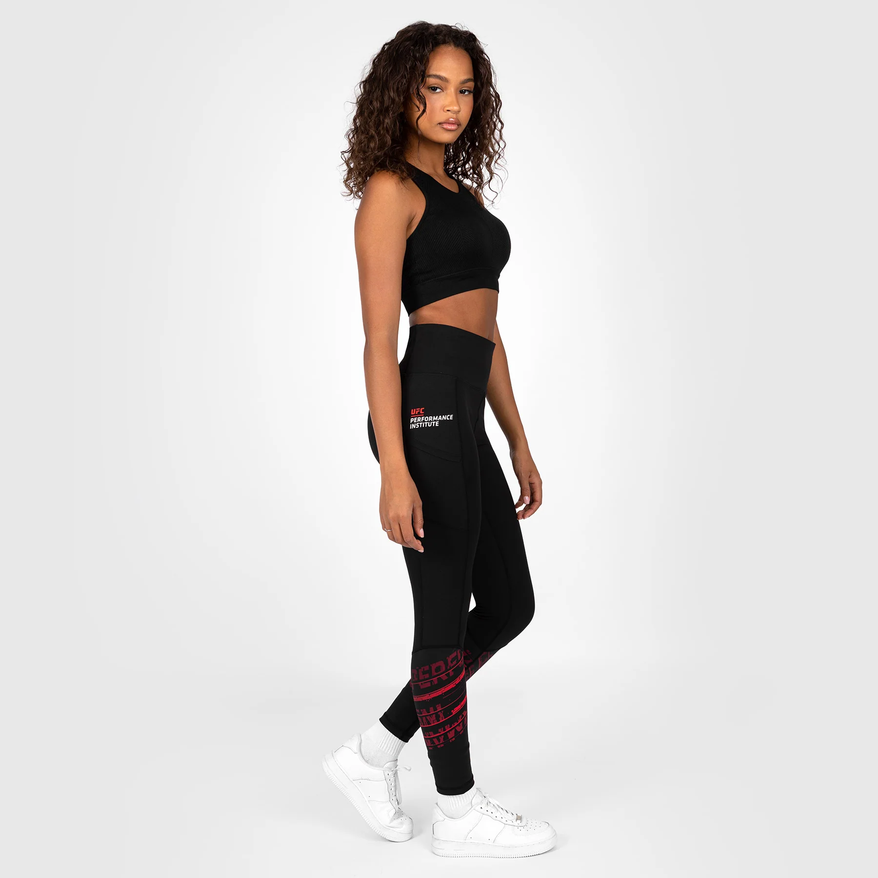 UFC Performance Institute 2.0 Women’s Performance Tight - Black/Red