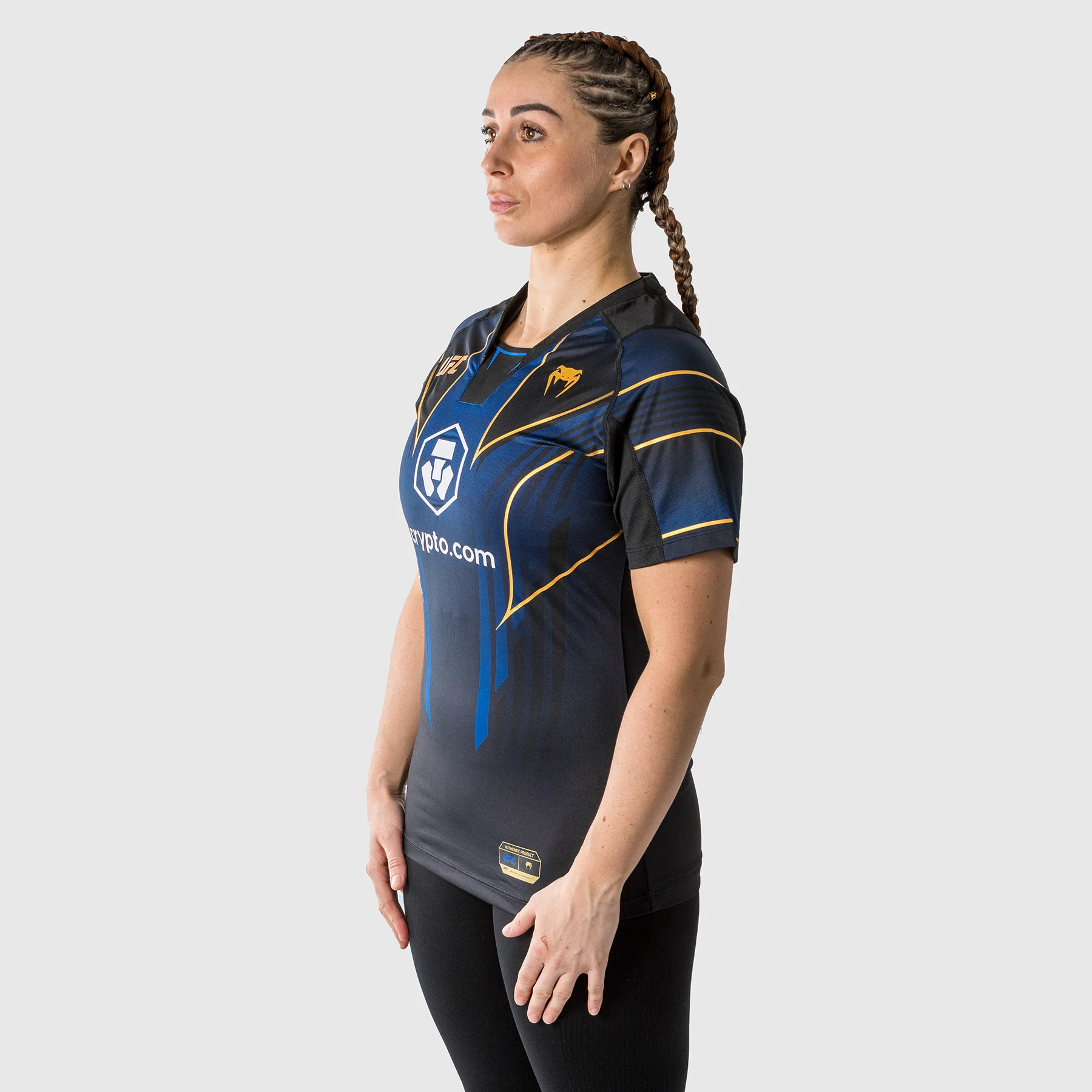 Ufc Personalized Authentic Fight Night 2.0 Kit By Venum Women's Walkout Jersey - Midnight Edition - Champion - Image 3