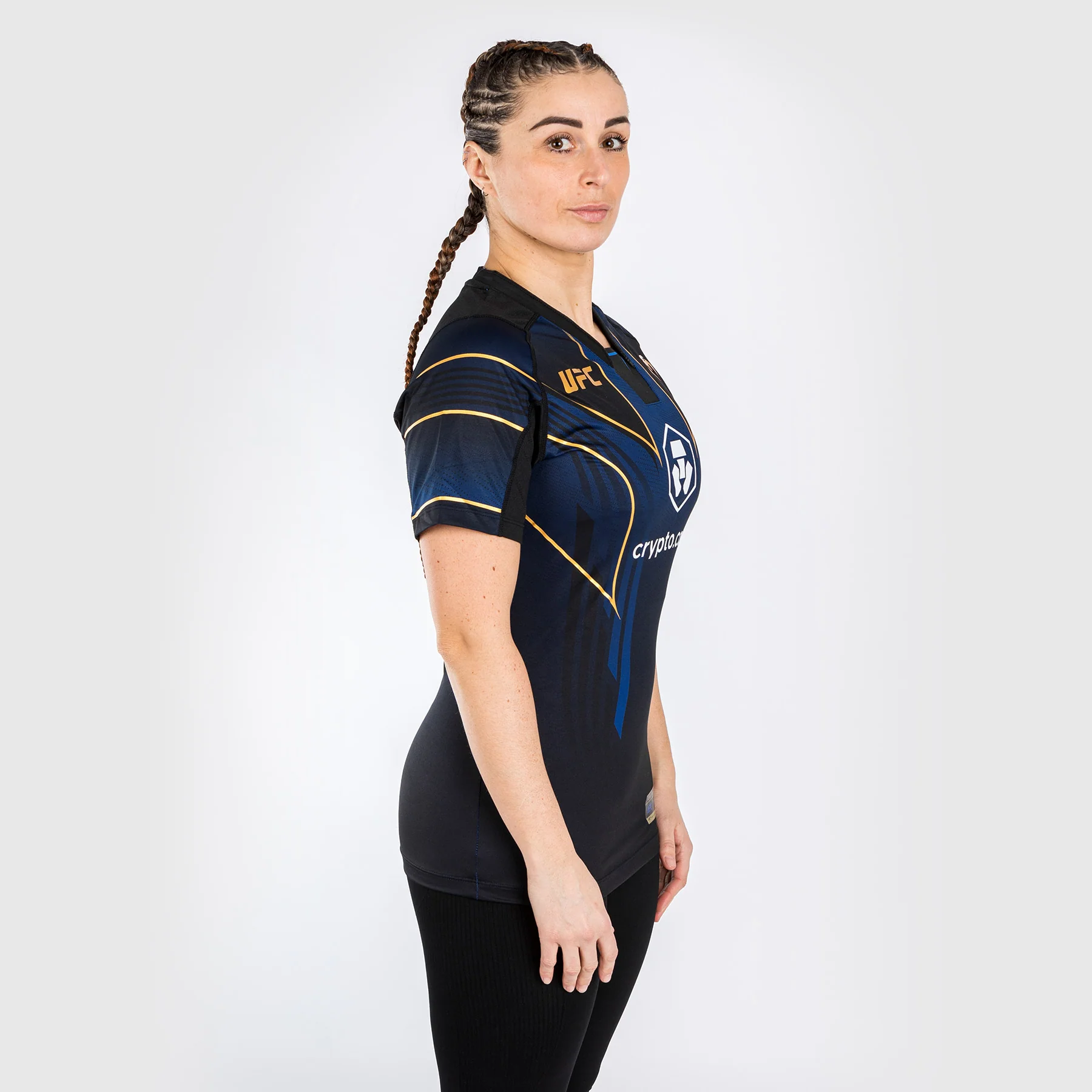 Ufc Personalized Authentic Fight Night 2.0 Kit By Venum Women's Walkout Jersey - Midnight Edition - Champion - Image 4