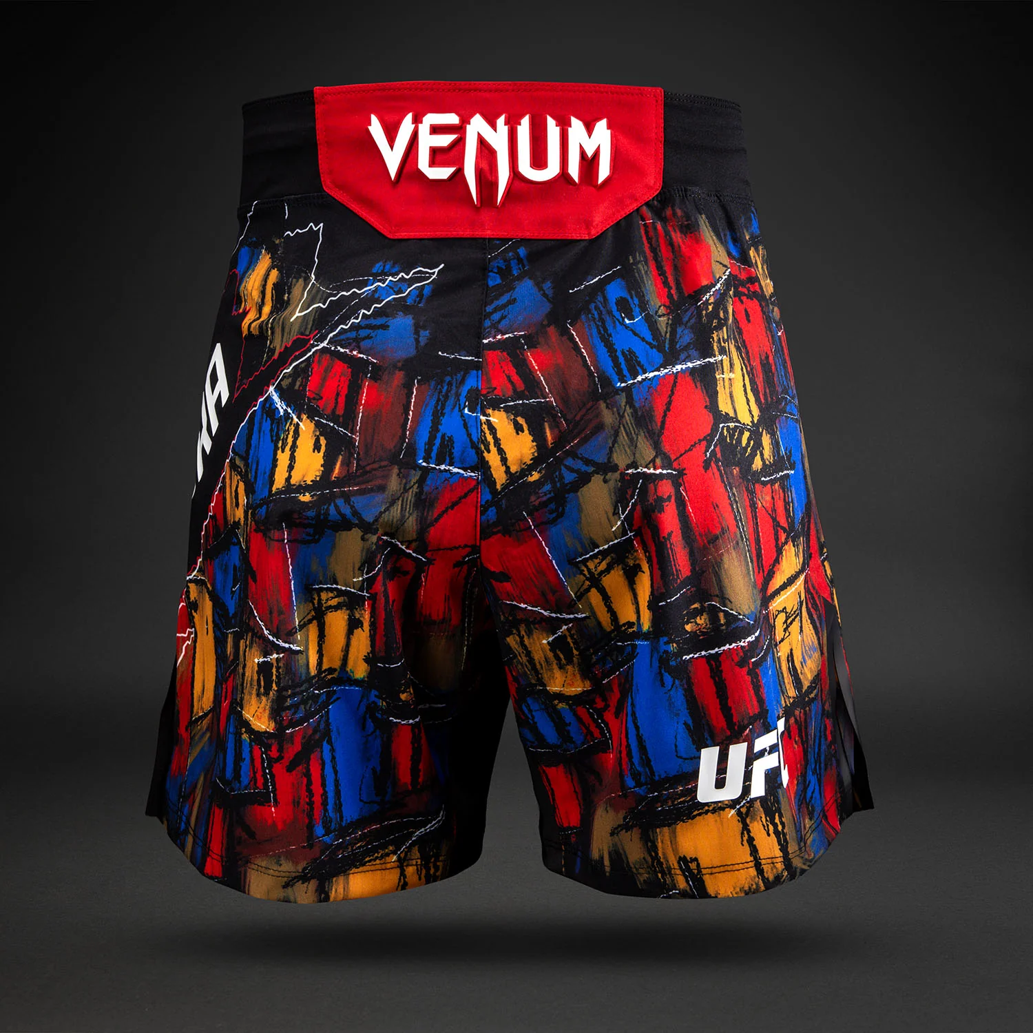 Men's UFC Unrivaled by Venum Red Charles Oliveira Fight Short - Image 4