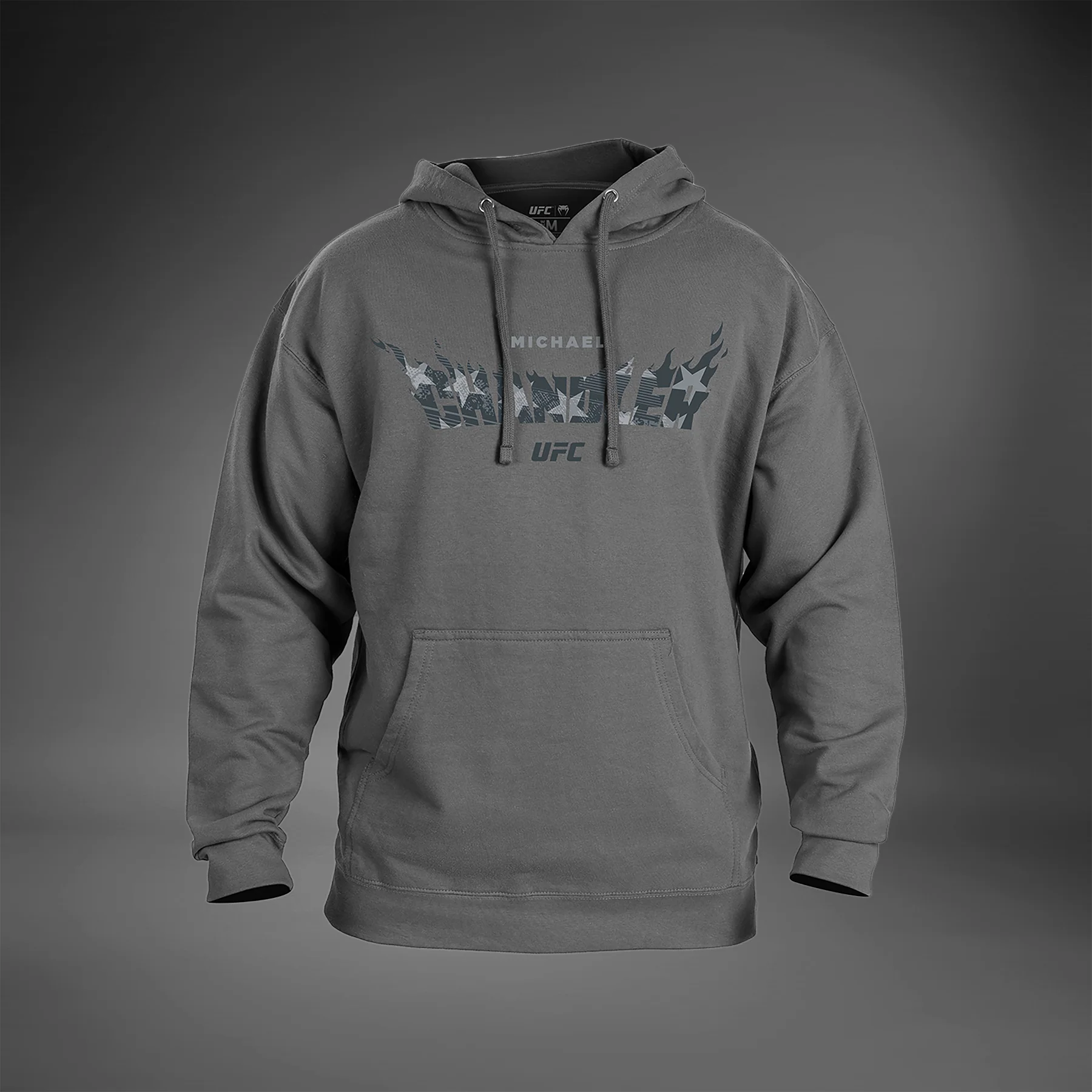 Men's UFC Unrivaled by Venum Heather Grey Michael Chandler Hoodie