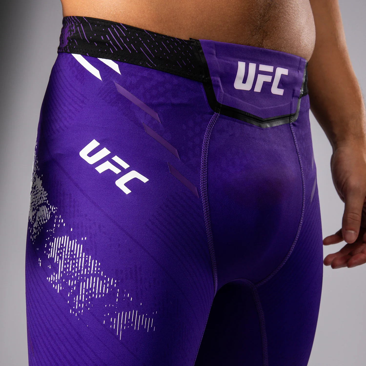 UFC Adrenaline by Venum Authentic Fight Night Men’s Vale Tudo Short - Purple - Image 7