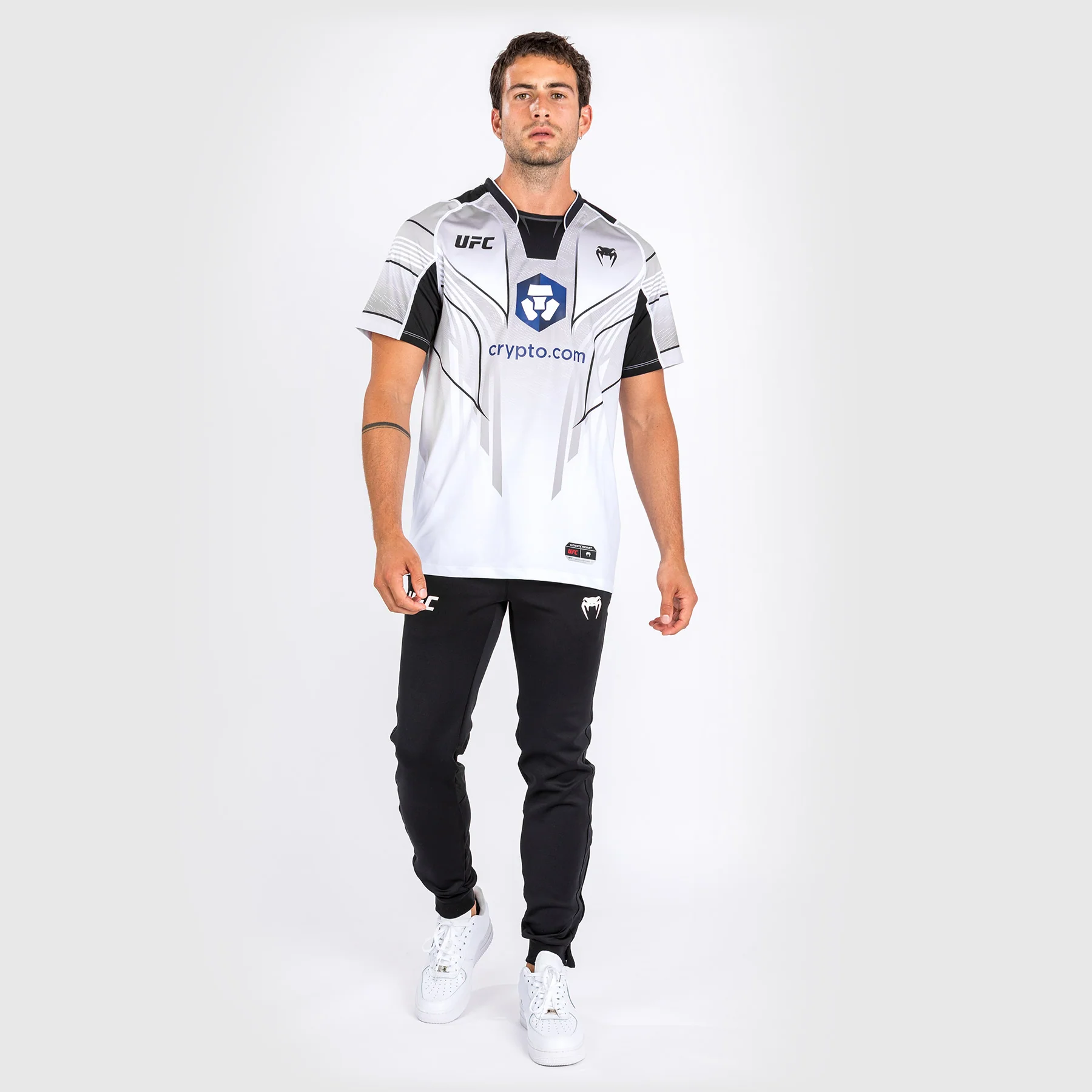 UFC Venum Authentic Fight Night 2.0 Kit by Venum Men's Walkout Jersey - White - Image 3