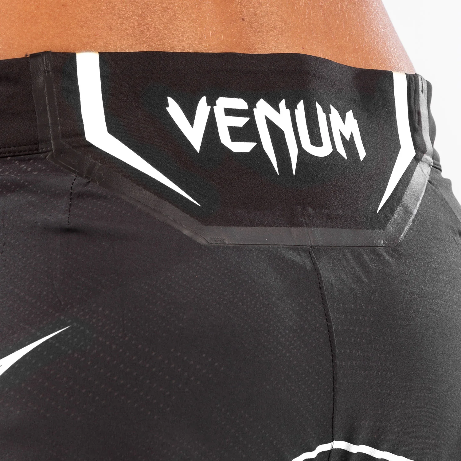 UFC Venum Authentic Fight Night Women's Shorts - Long Fit - Black - Image 5