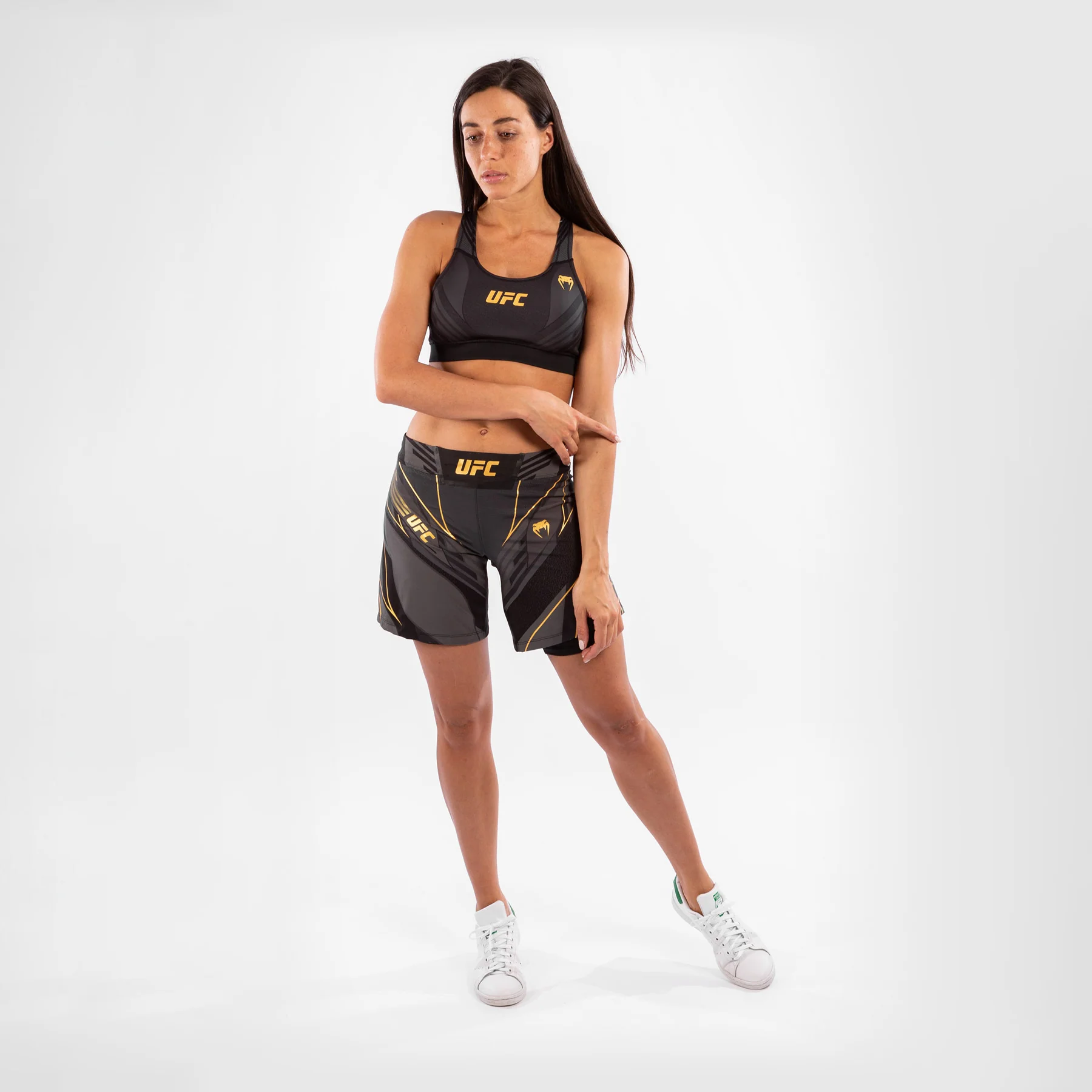 UFC Venum Authentic Fight Night Women's Shorts - Long Fit - Champion - Image 4