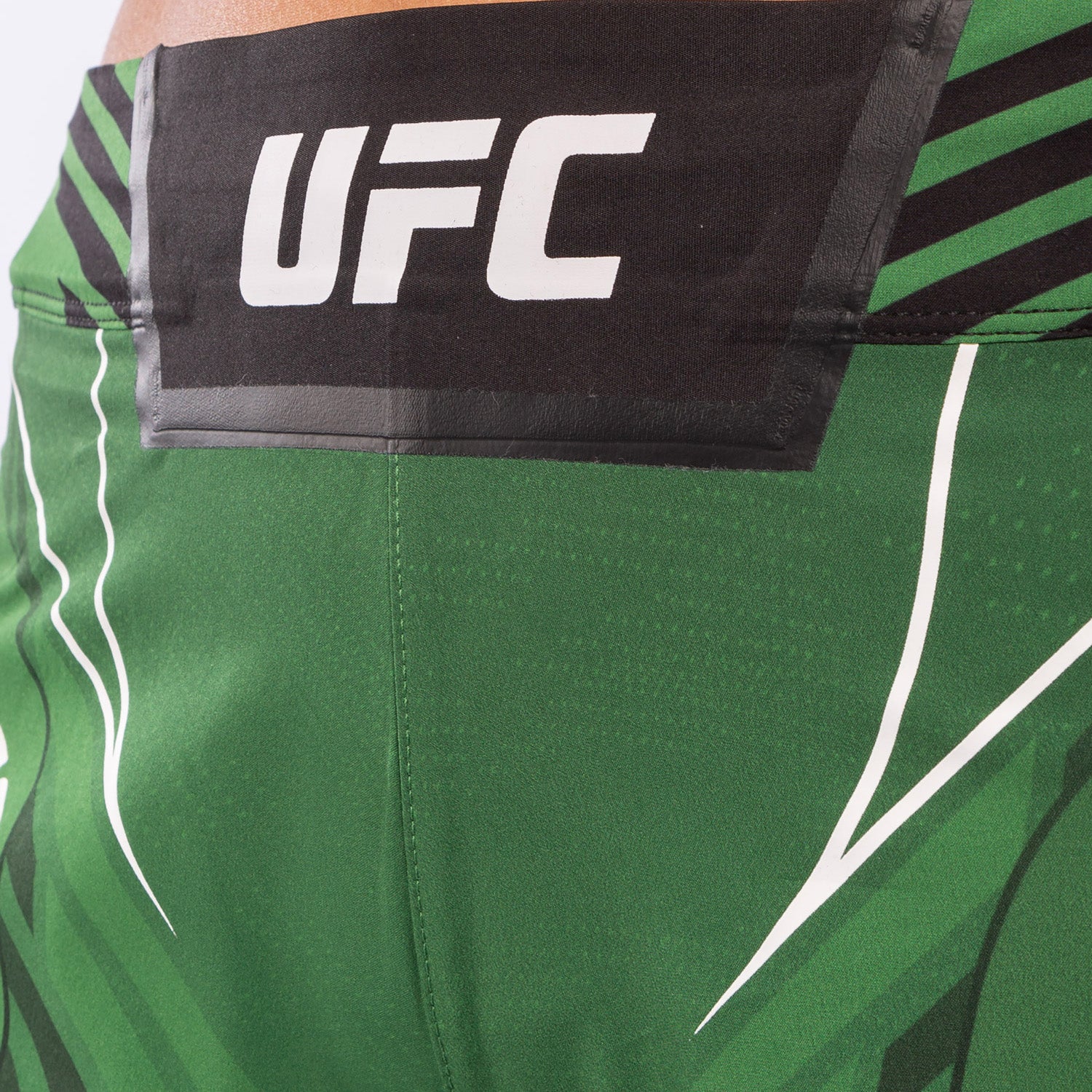 UFC Venum Authentic Fight Night Women's Shorts - Short Fit - Green - Image 5