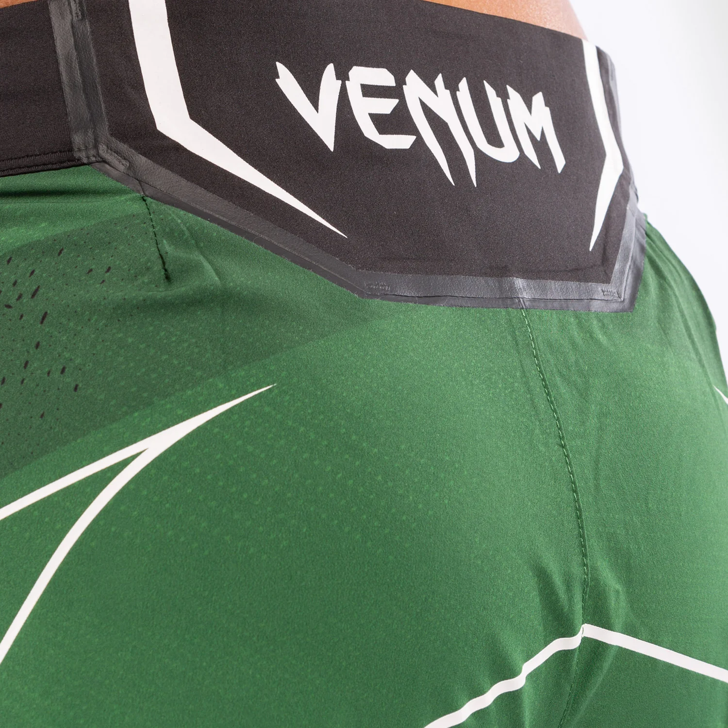 UFC Venum Authentic Fight Night Women's Shorts - Short Fit - Green - Image 6