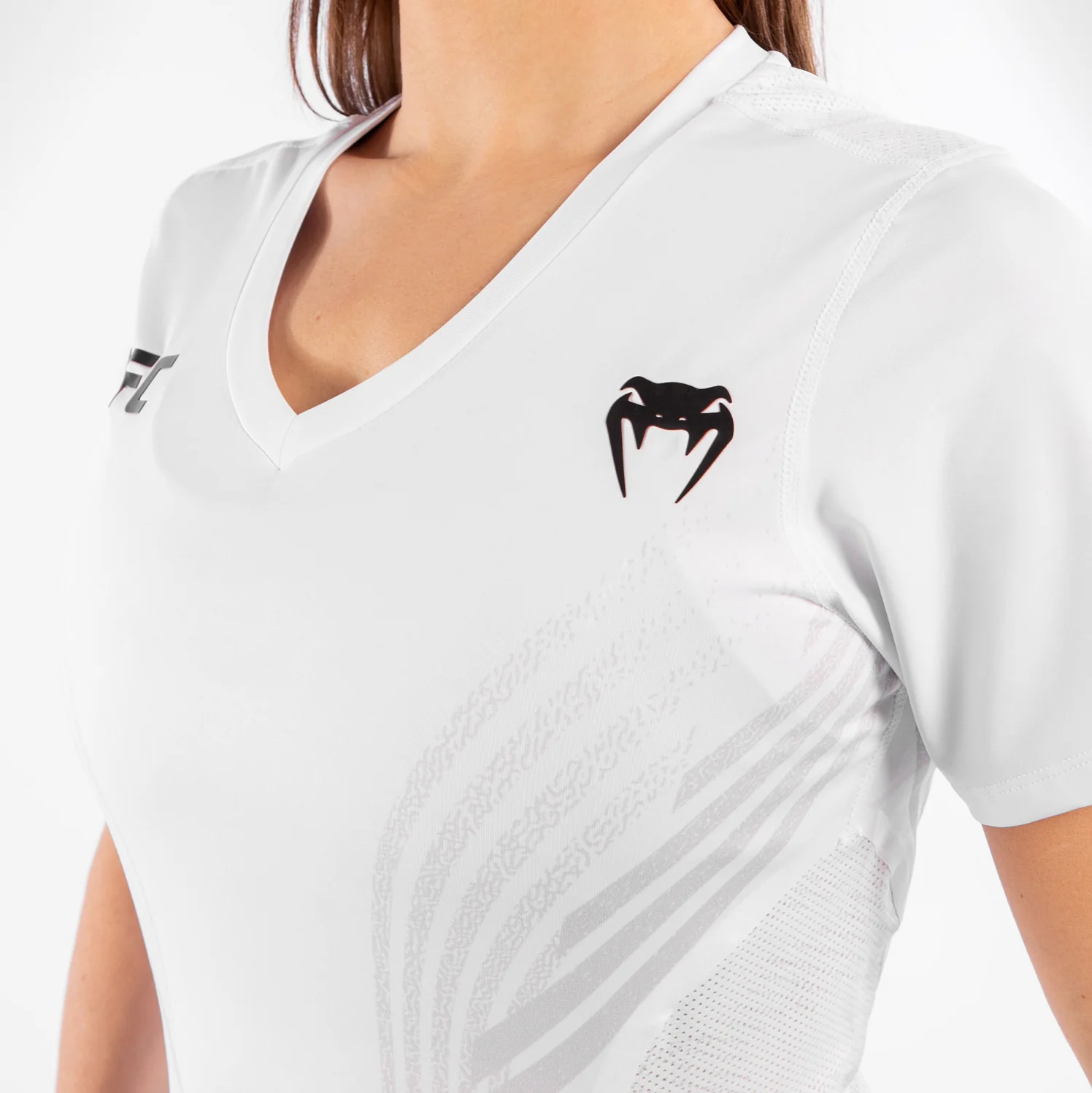UFC Venum Authentic Fight Night Women's Walkout Jersey - White - Image 7