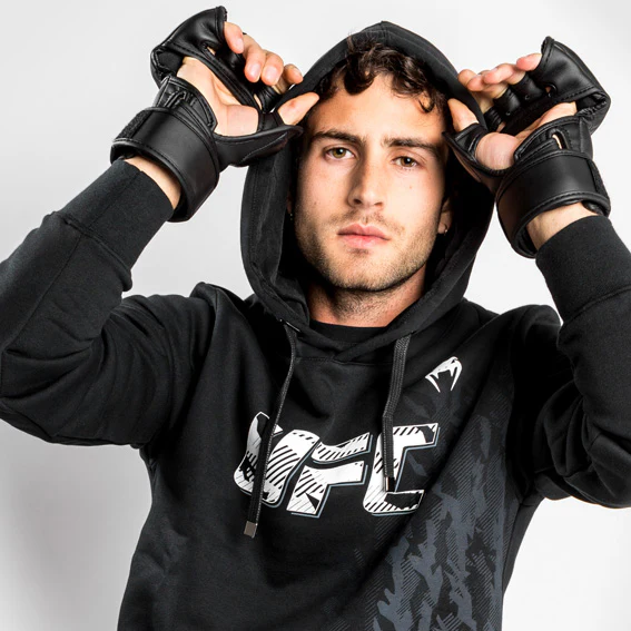 UFC Venum Authentic Fight Week Men's Pullover Hoodie - Black - Image 2