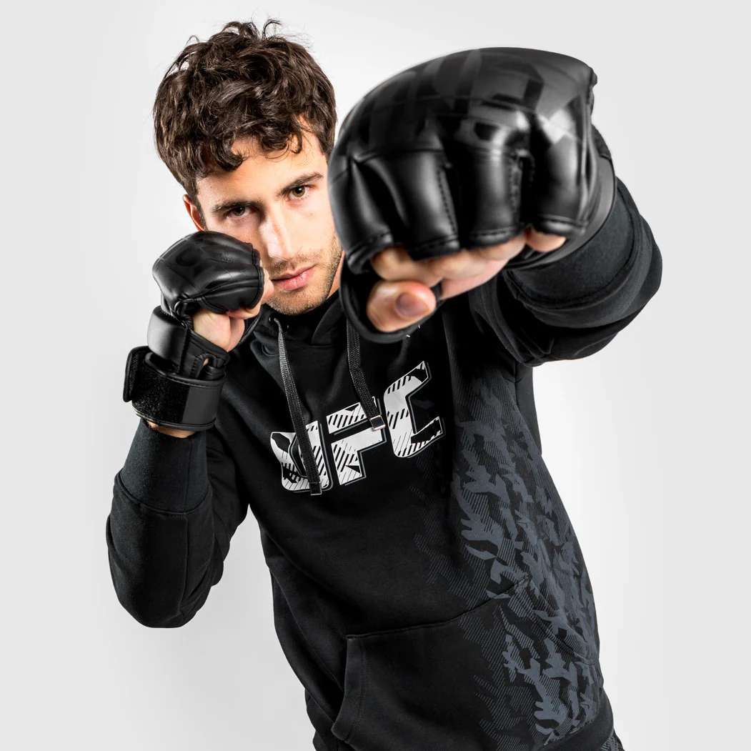 UFC Venum Authentic Fight Week Men's Pullover Hoodie - Black - Image 9