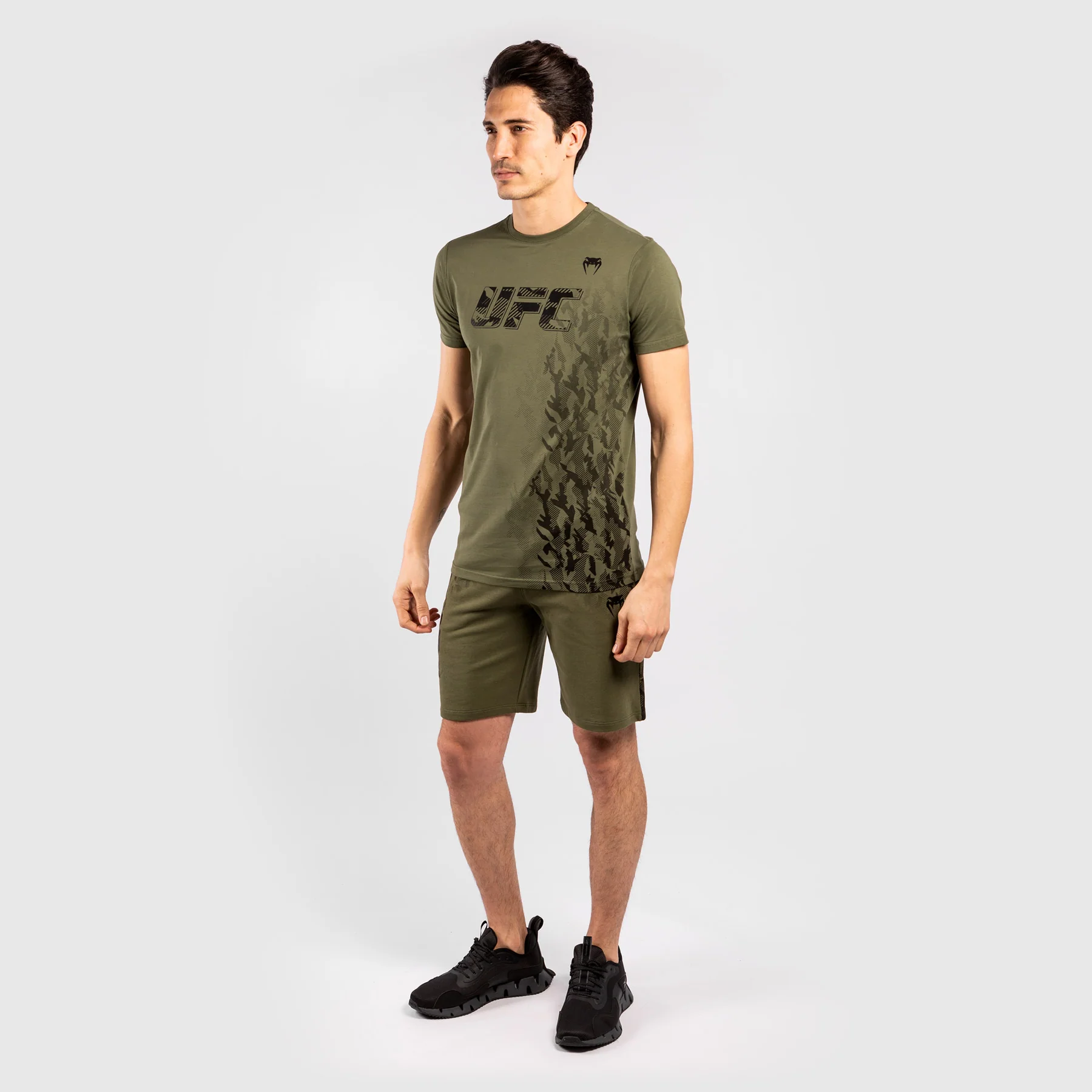 UFC Venum Authentic Fight Week Men's Shorts - Khaki - Image 7