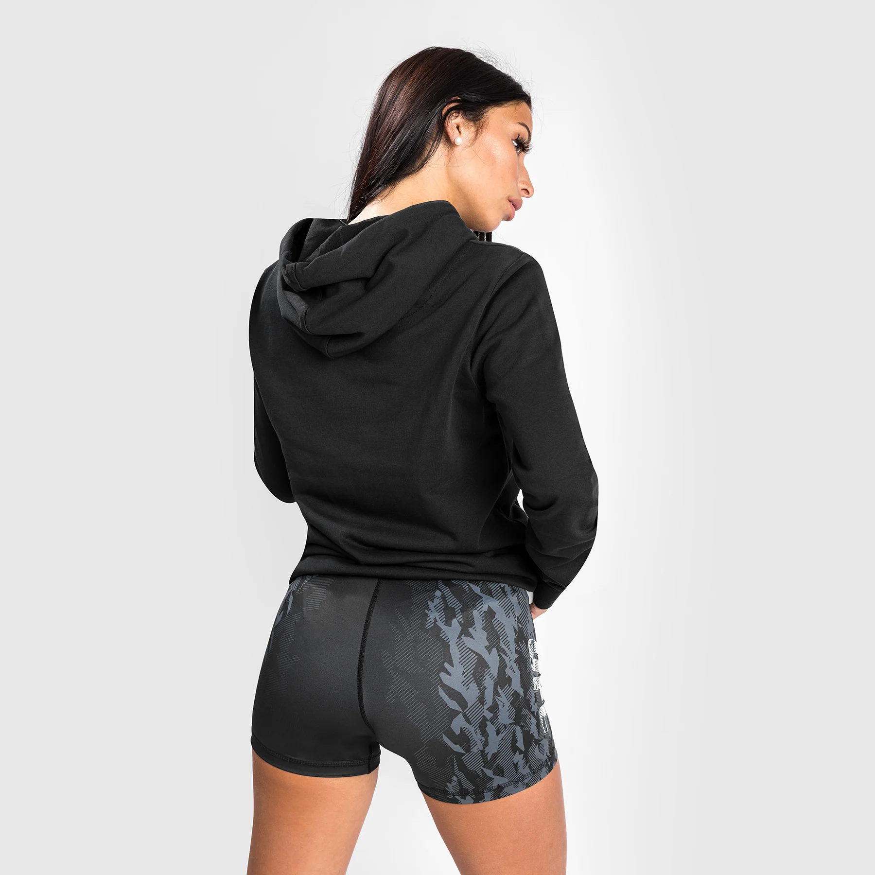 UFC Venum Authentic Fight Week Women's Pullover Hoodie - Black - Image 3
