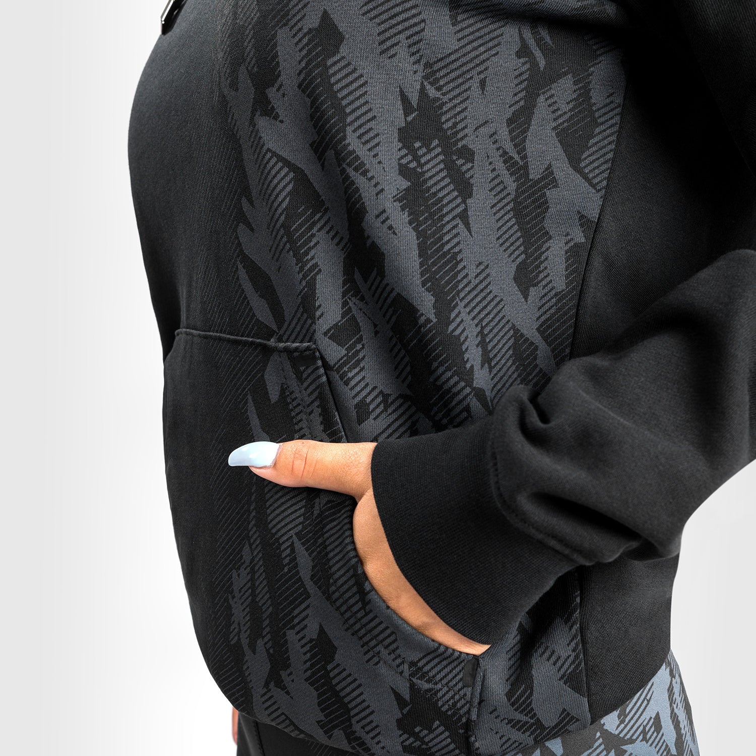 UFC Venum Authentic Fight Week Women's Pullover Hoodie - Black - Image 5