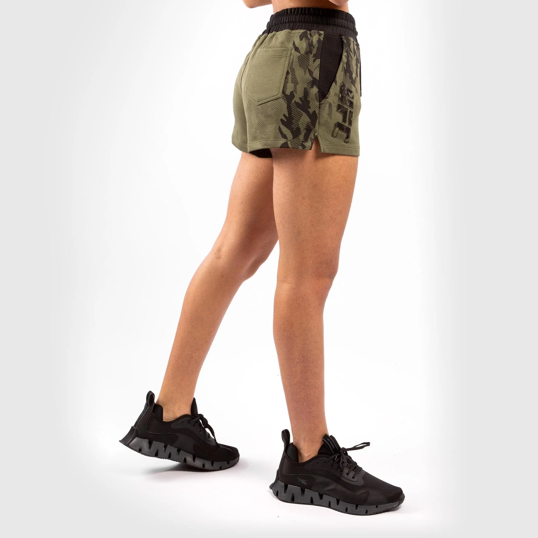 UFC Venum Authentic Fight Week Women's Shorts - Khaki - Image 4
