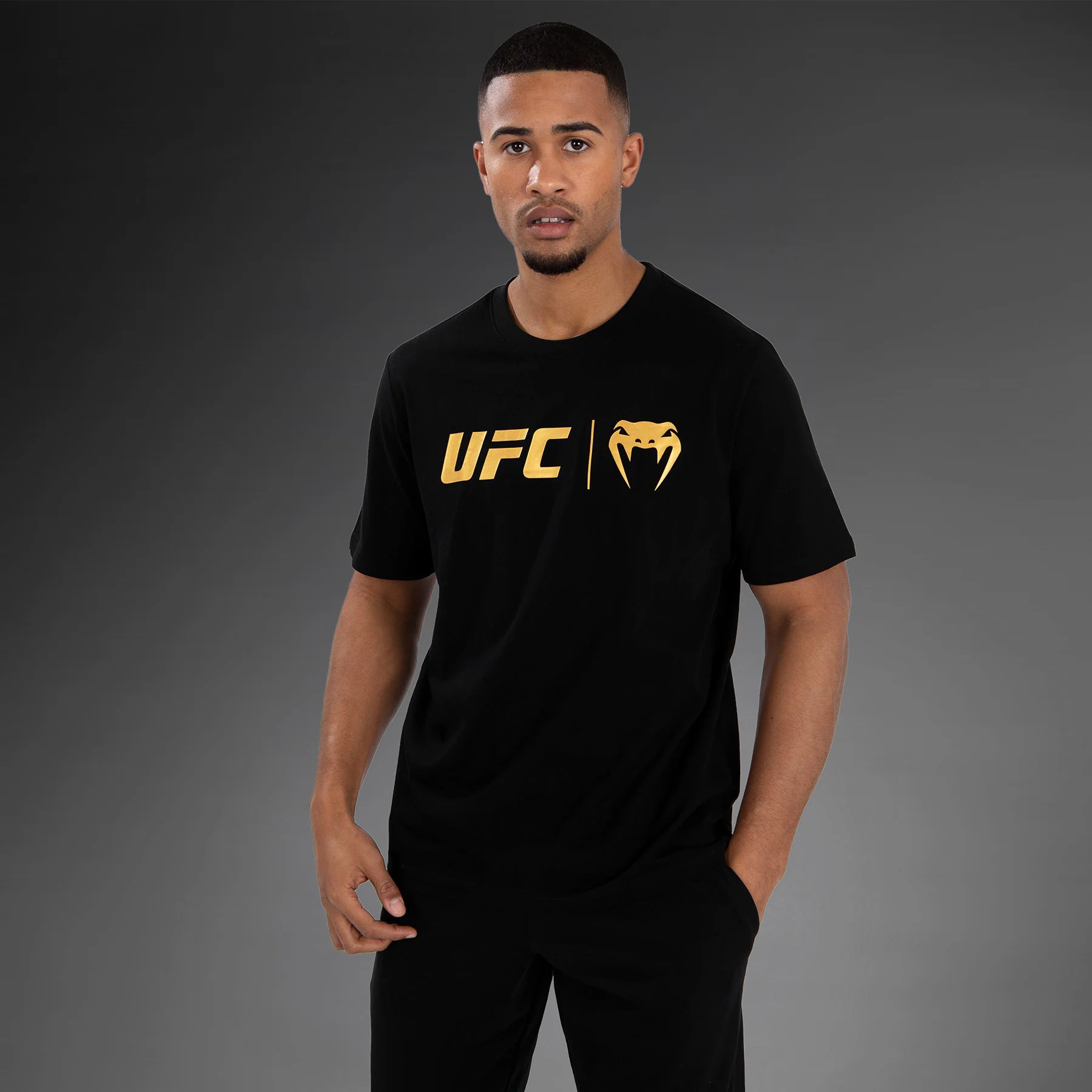 UFC Venum Classic T-Shirt - Black/Gold