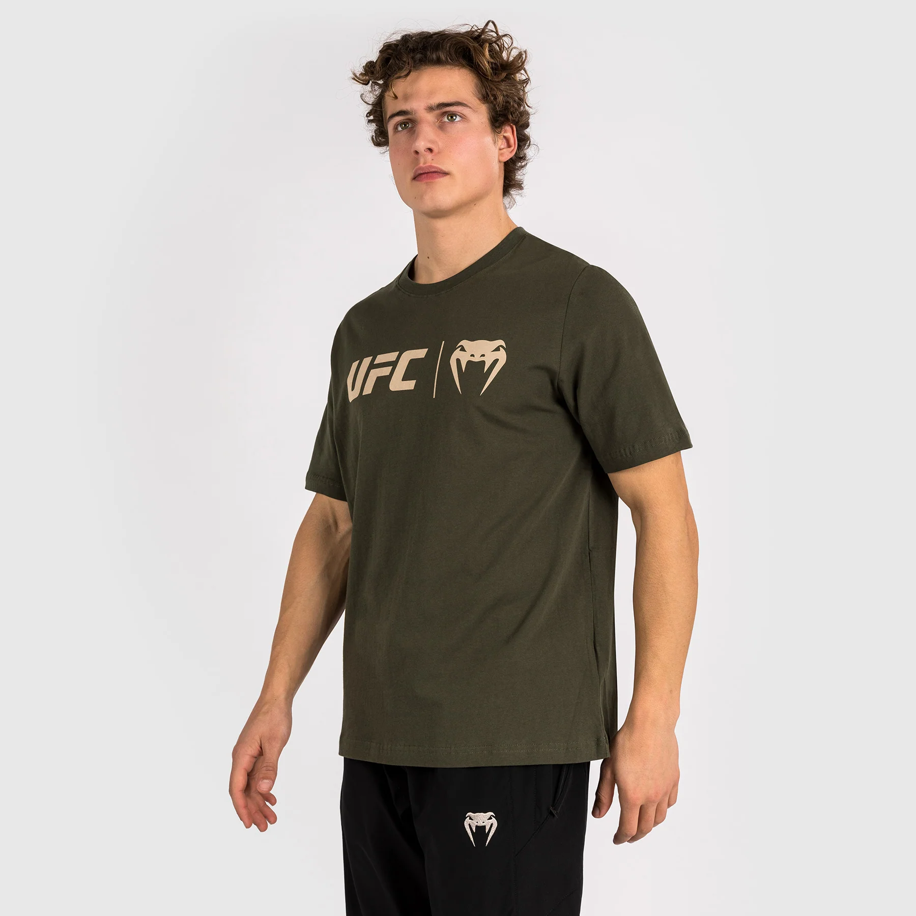 UFC Venum Classic T-Shirt - Khaki/Bronze - Image 3