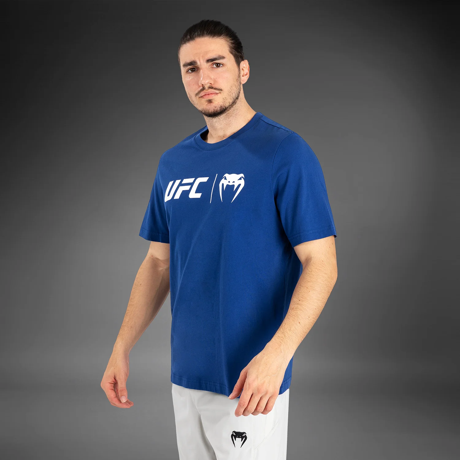 UFC Venum Classic T-Shirt - Navy Blue/White - Image 2
