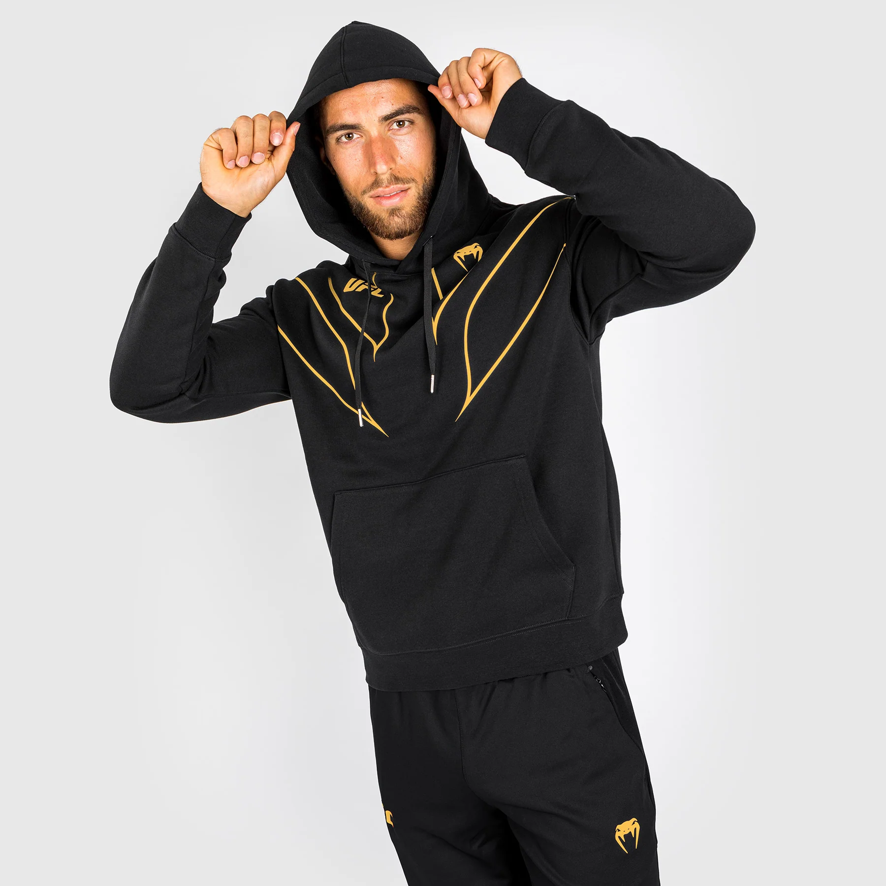 UFC Venum Fight Night 2.0 Replica Men's Hooded Sweatshirt - Champion - Image 4