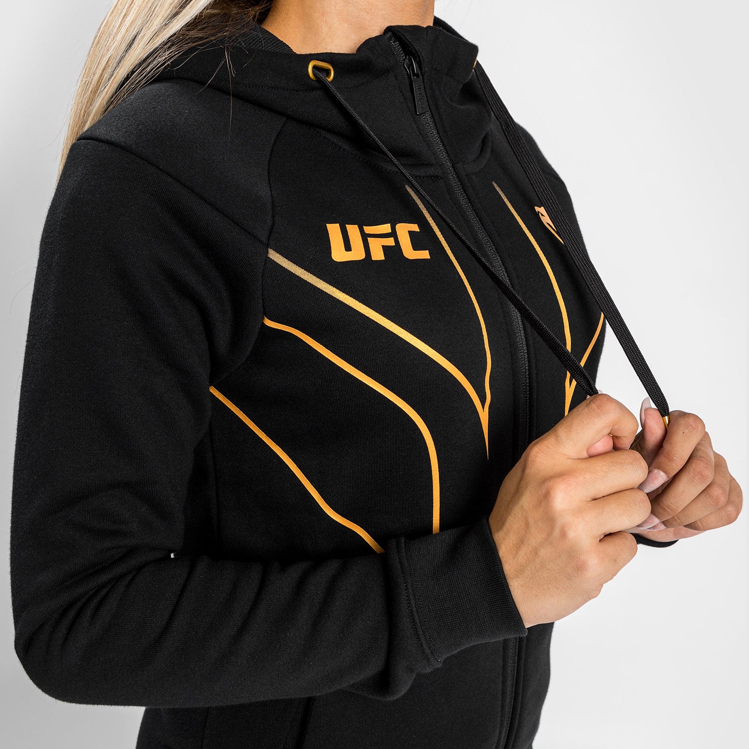 UFC Venum Fight Night 2.0 Replica Women's Full Zip Hoodie - Champion - Image 8
